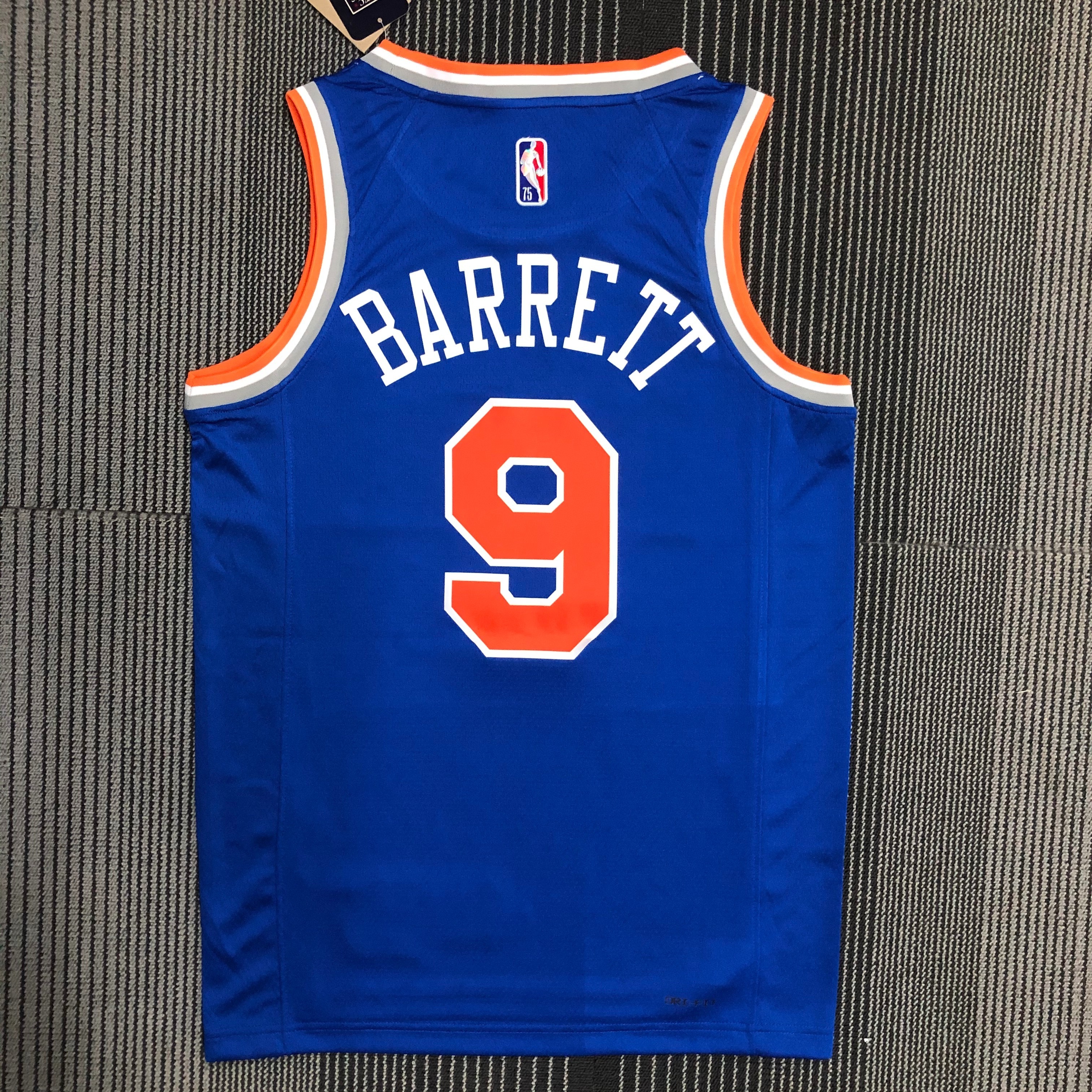 75th anniversary Knicks Blue No. 9 Barrett
