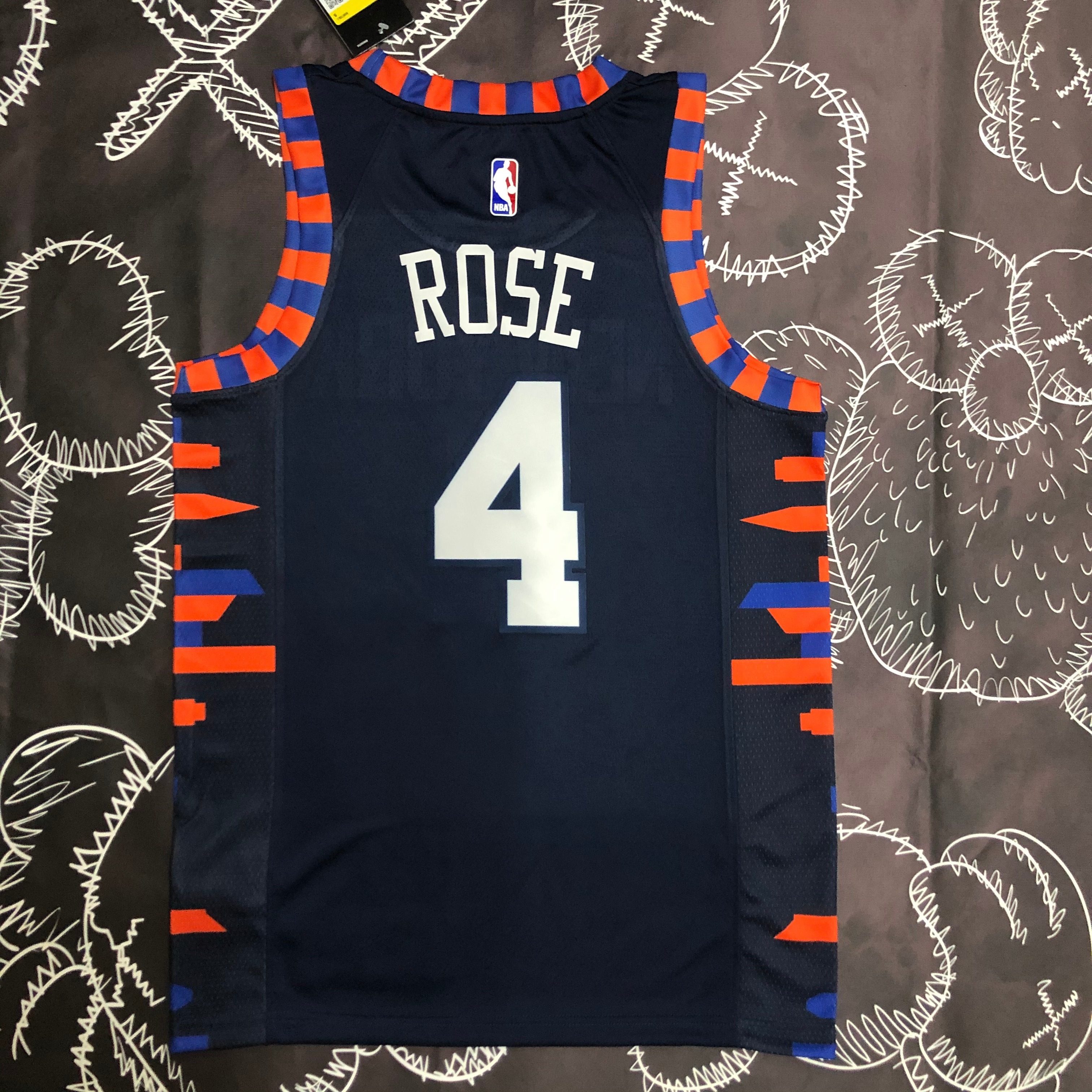 Knicks stripe number four Rose