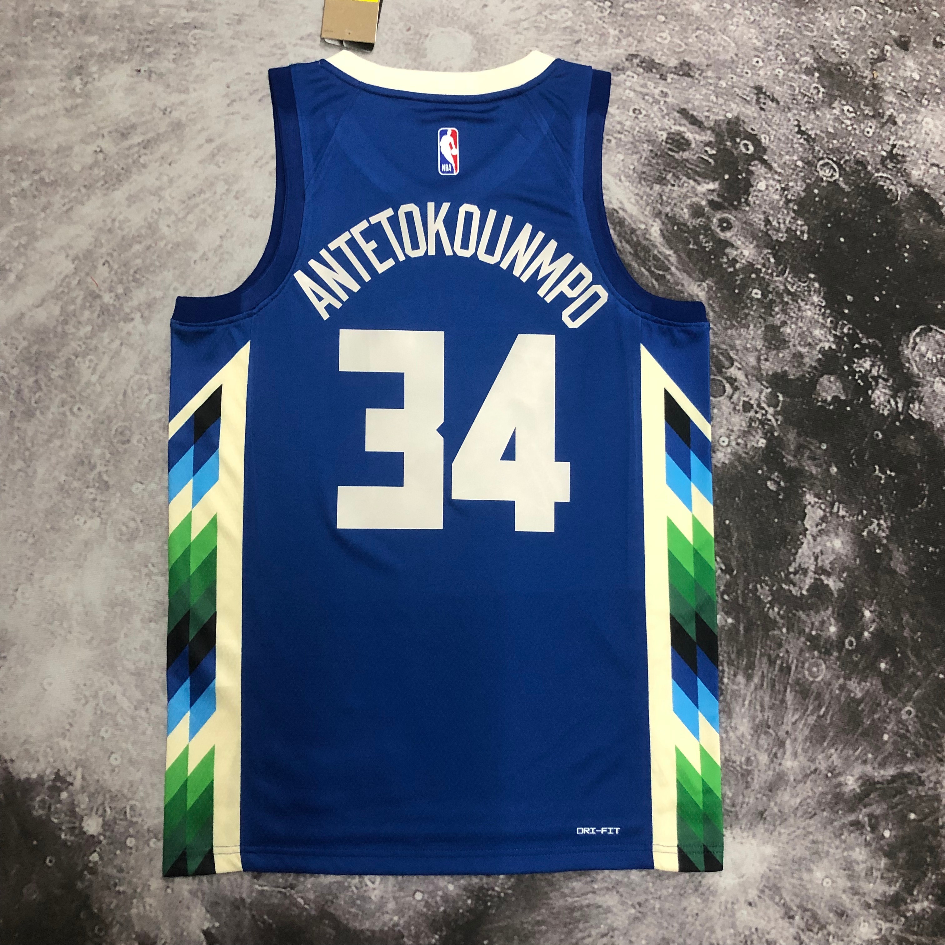 23 season Bucks City Edition # 34 Antetokounmpo