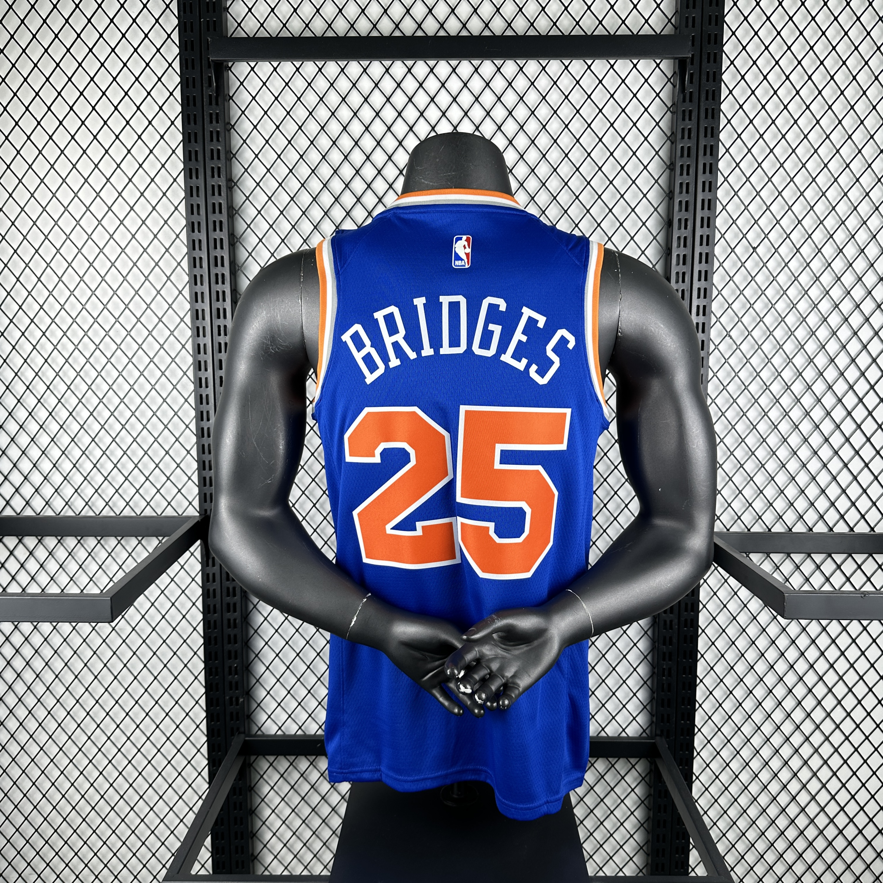 Knicks blue # 25 Bridges