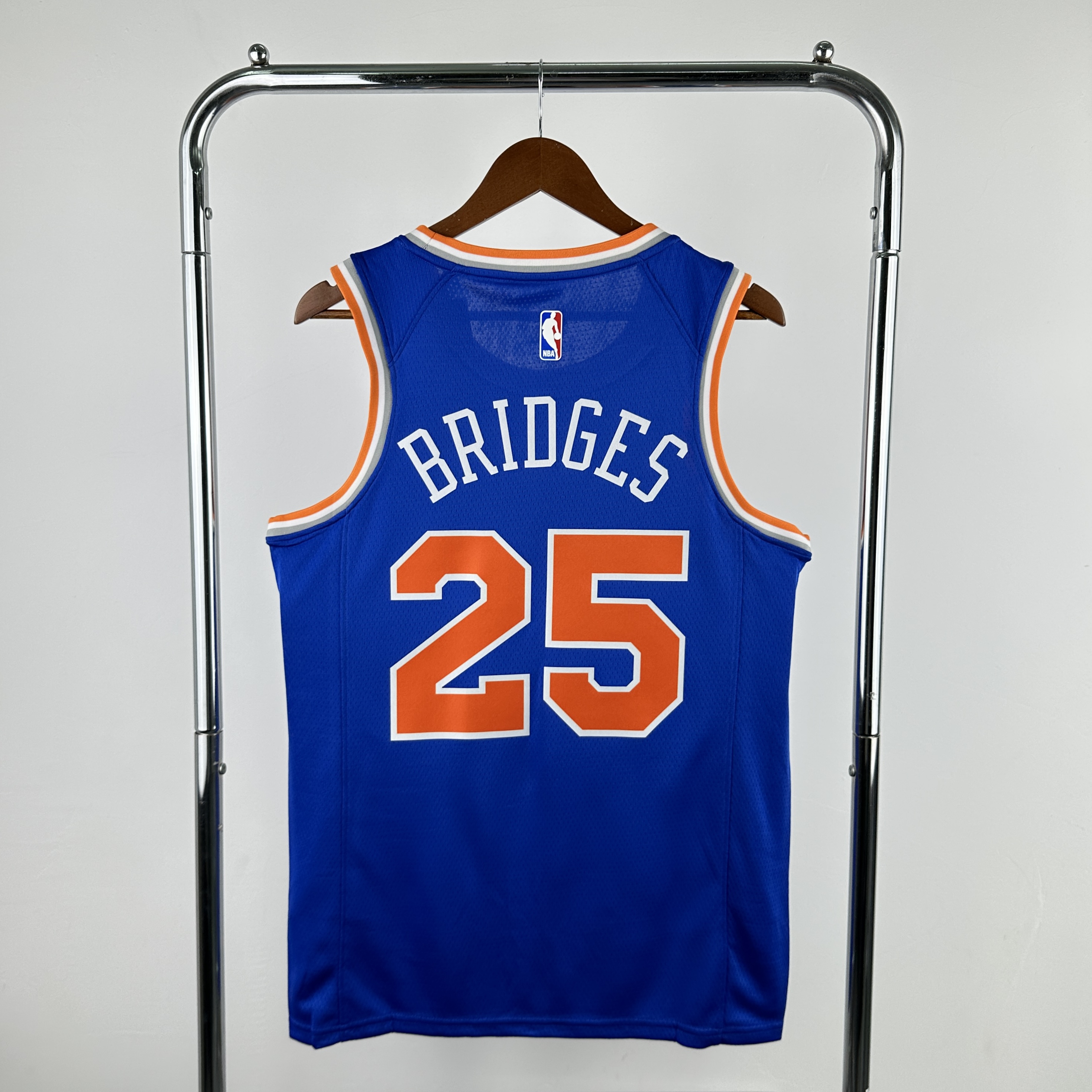 Knicks blue # 25 Bridges