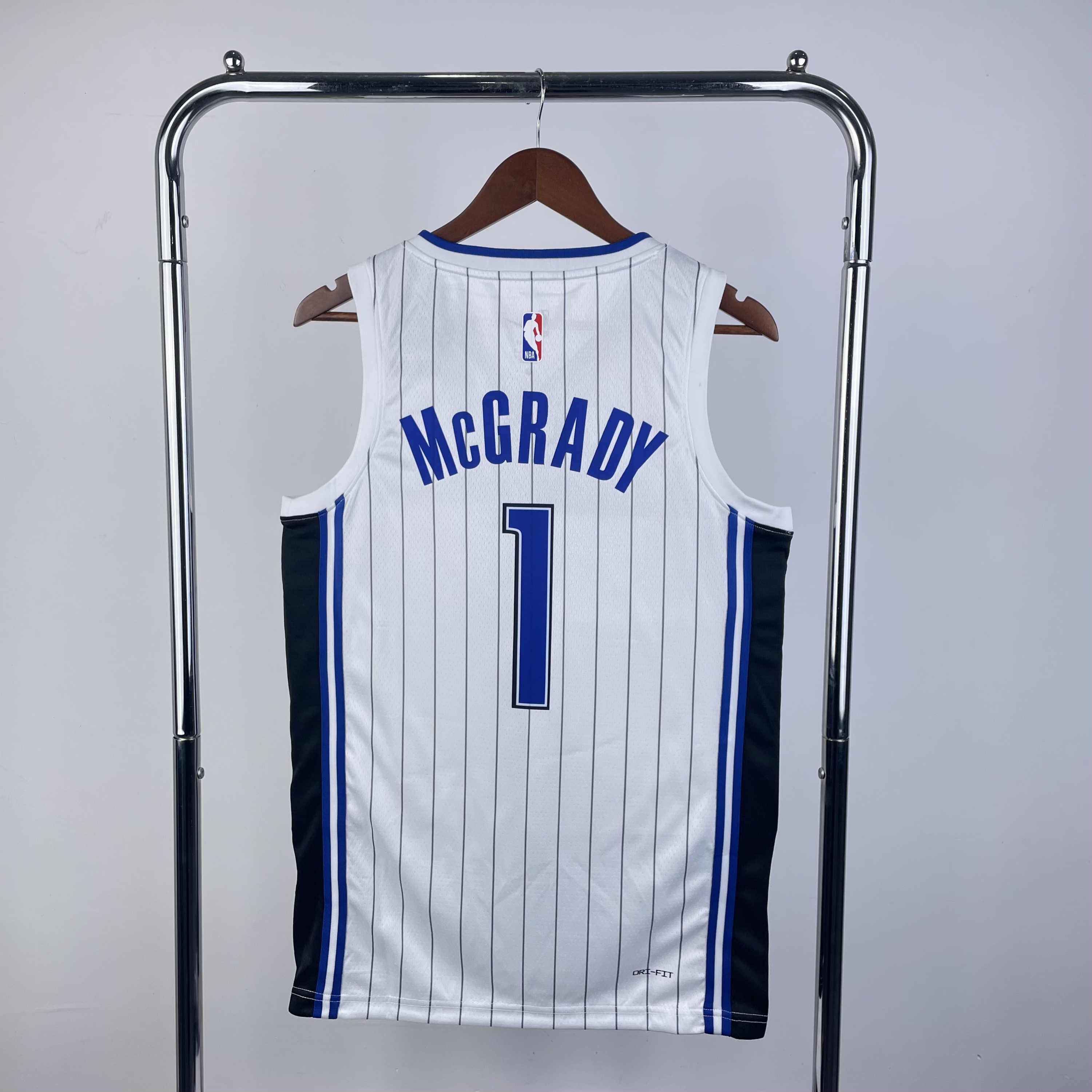 23 season Magic home white No. 1 McGrady