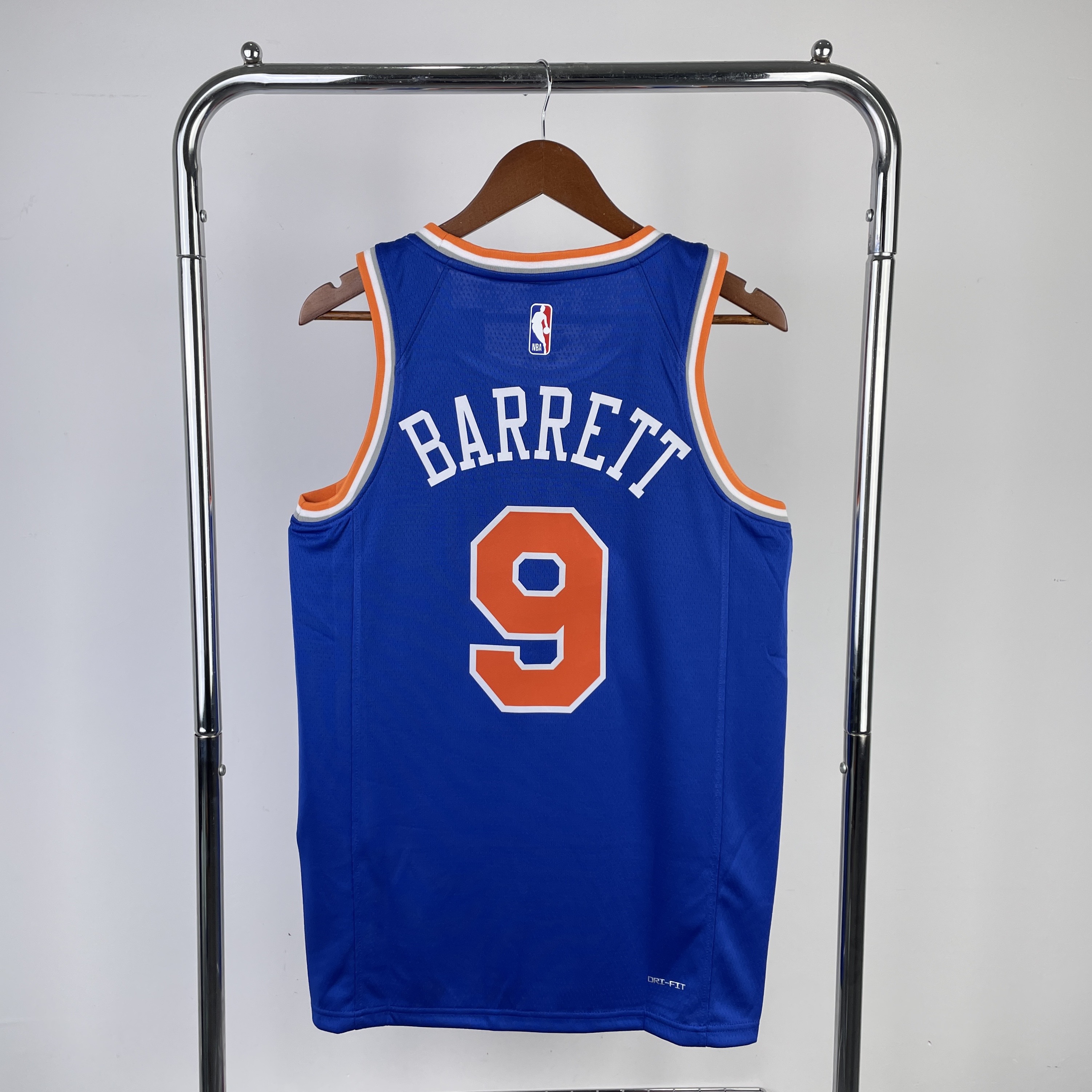 23 season Knicks away blue 9 Barrett