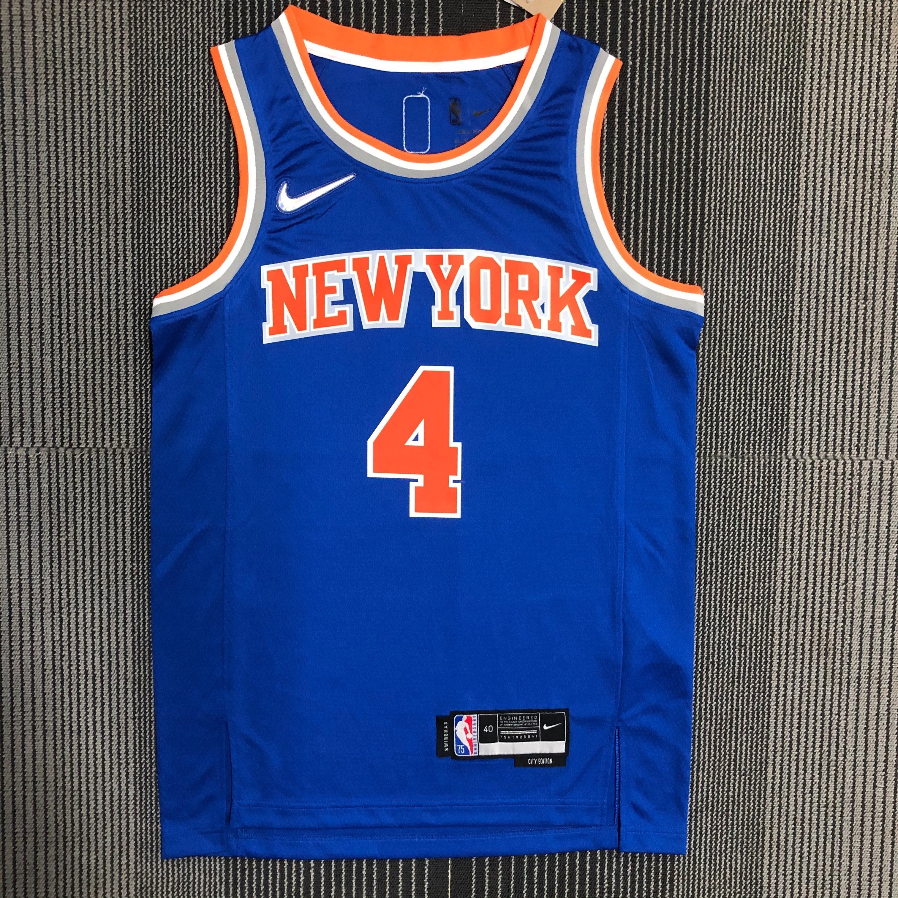75th anniversary Knicks Blue # 4 Rose