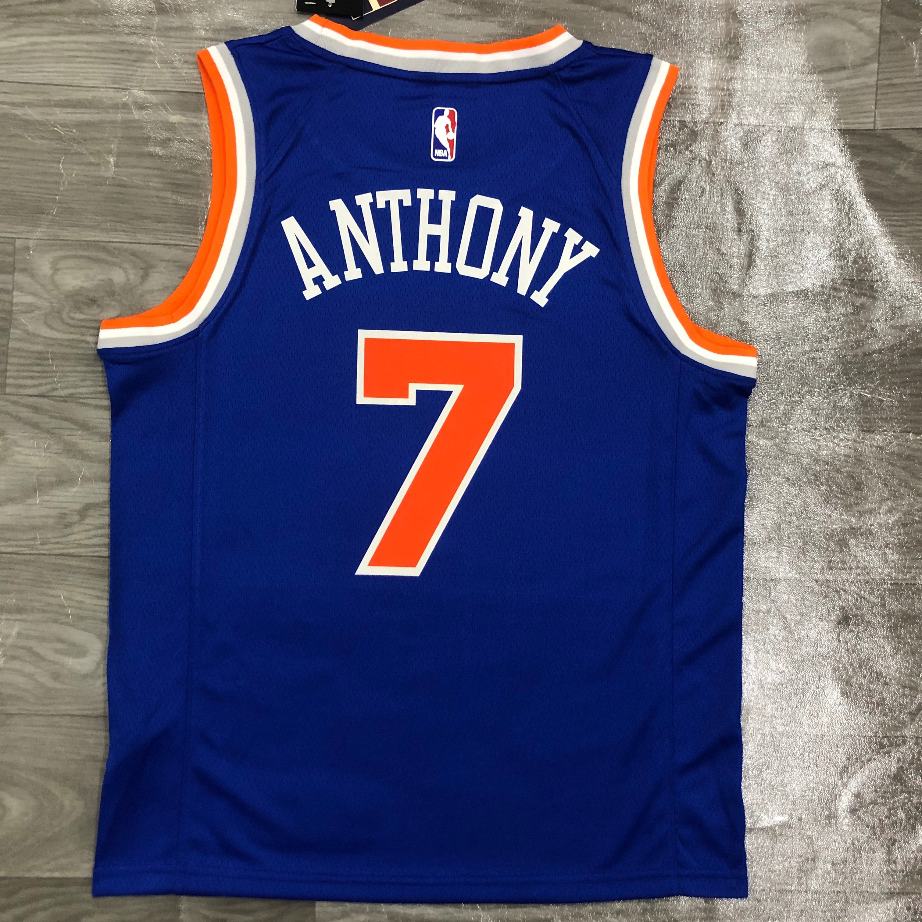 Knicks blue No. 7 Anthony