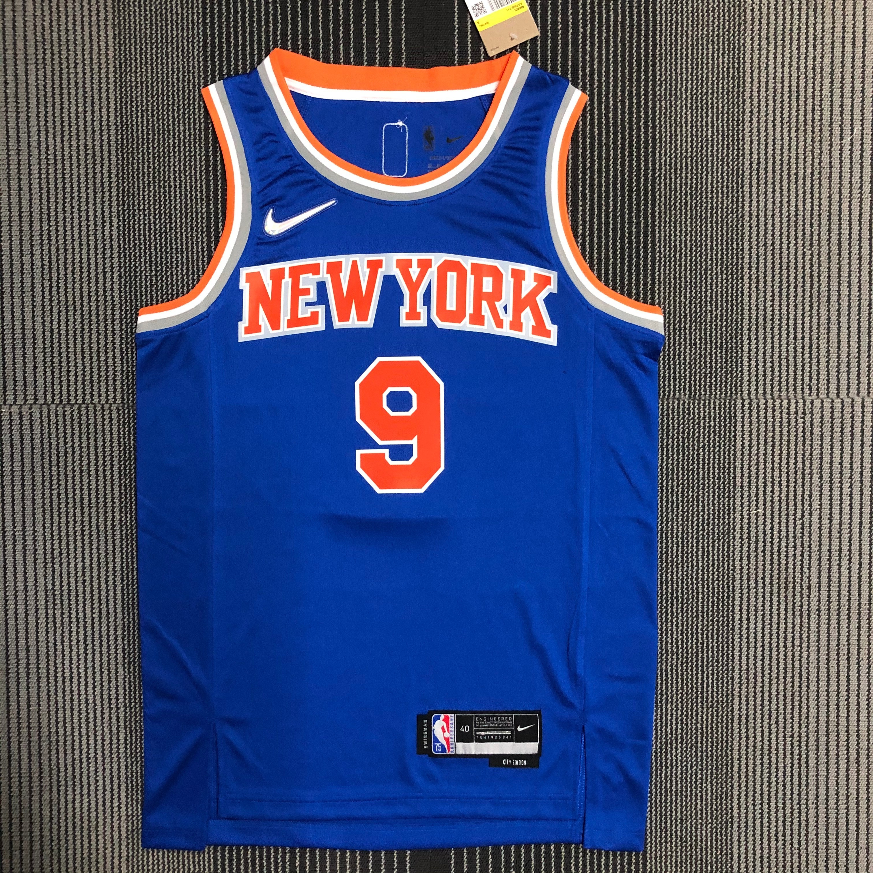 75th anniversary Knicks Blue No. 9 Barrett