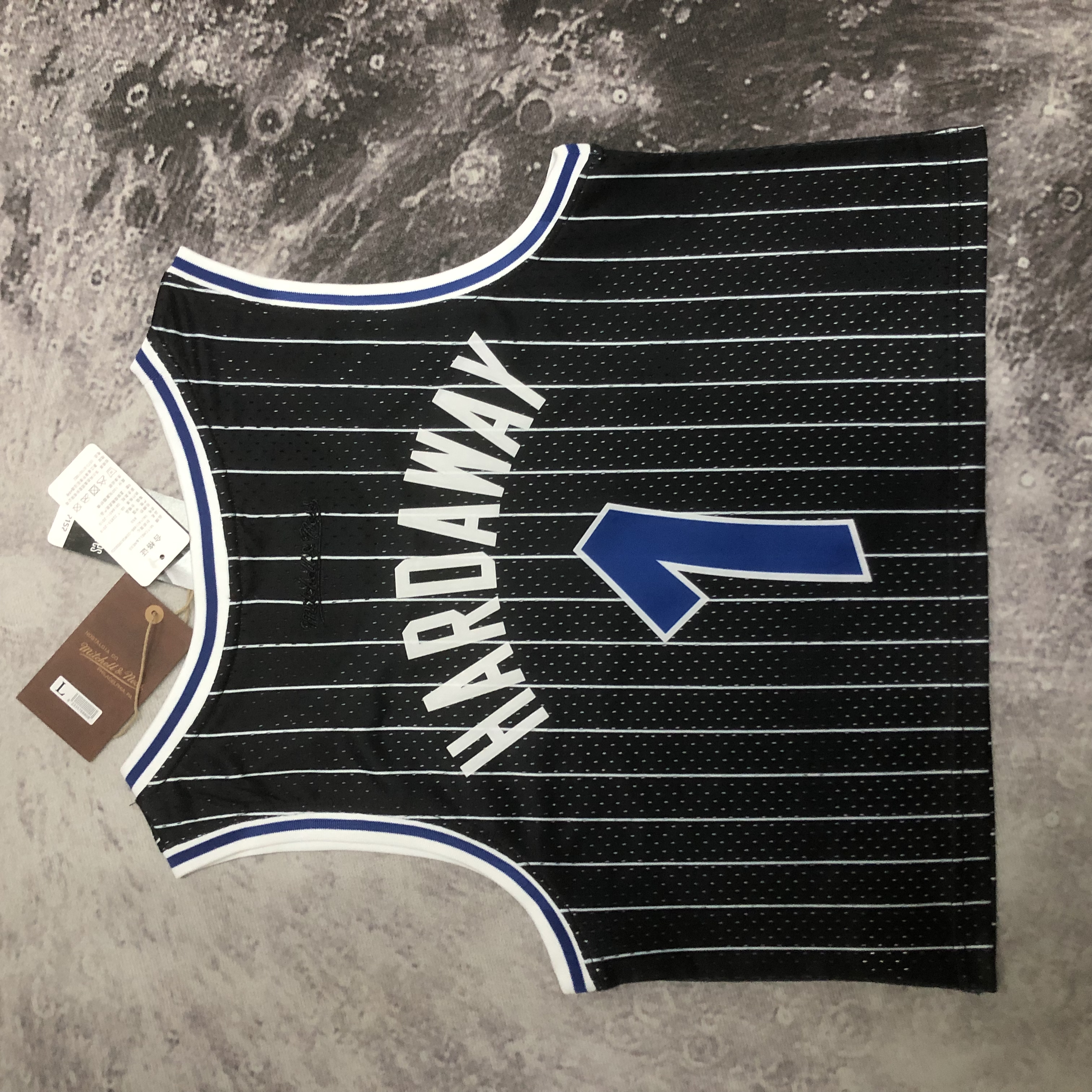 MN Women's Crop throwback jersey Magic black No. 1 Hardaway