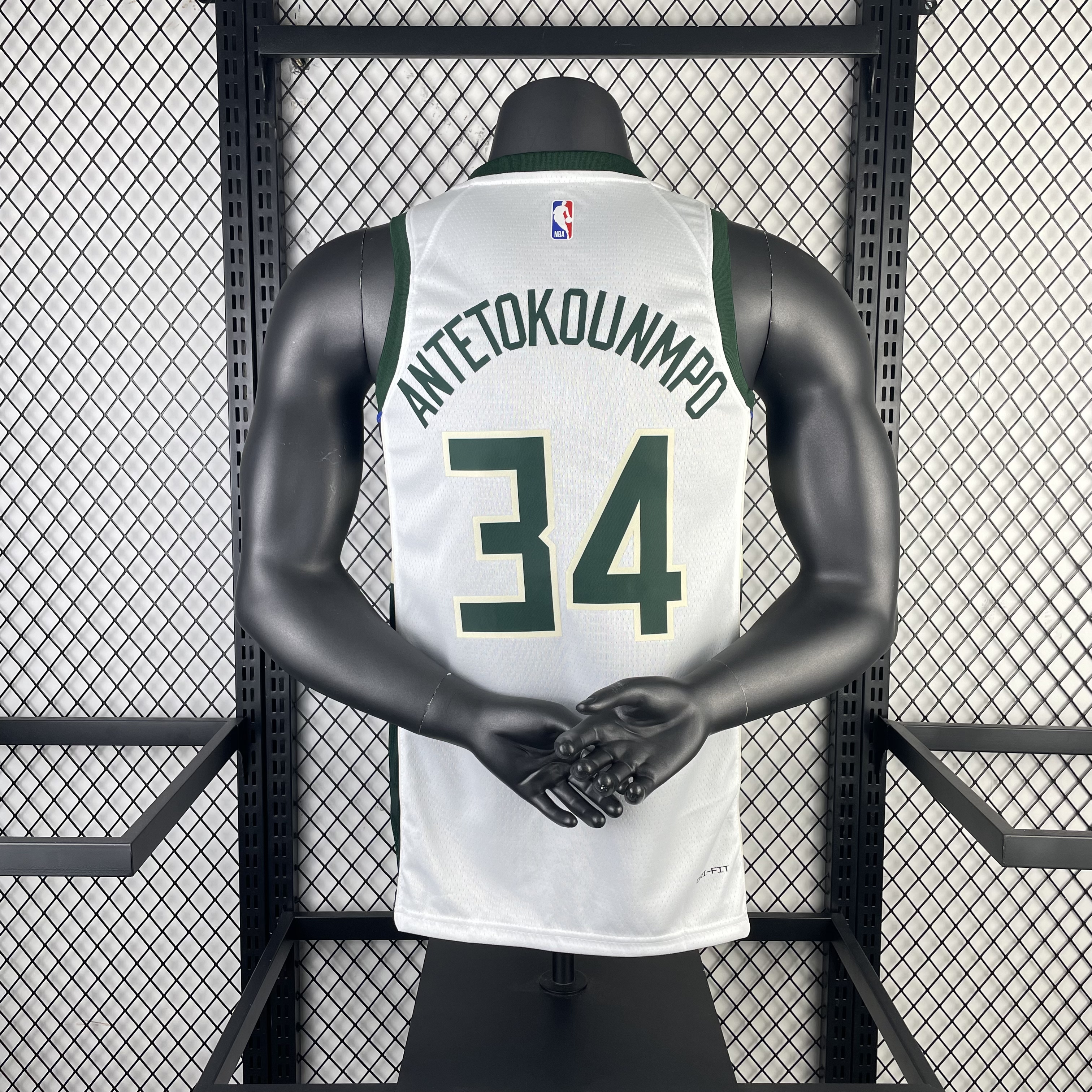 23 Bucks home white 34 Antetokounmpo