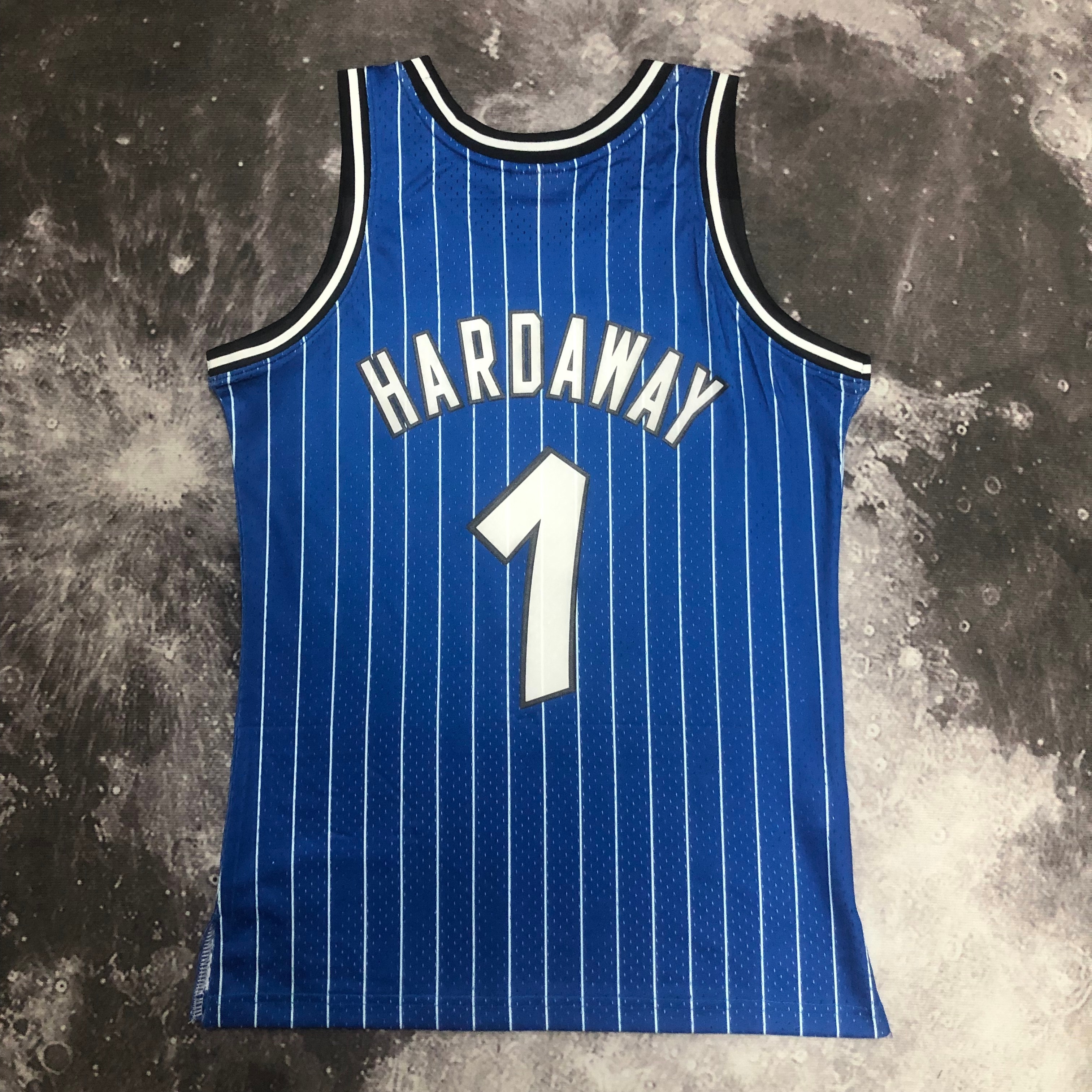 MN Hot Press Throwback jersey SW Magic '95 season blue No. 1 Hardaway