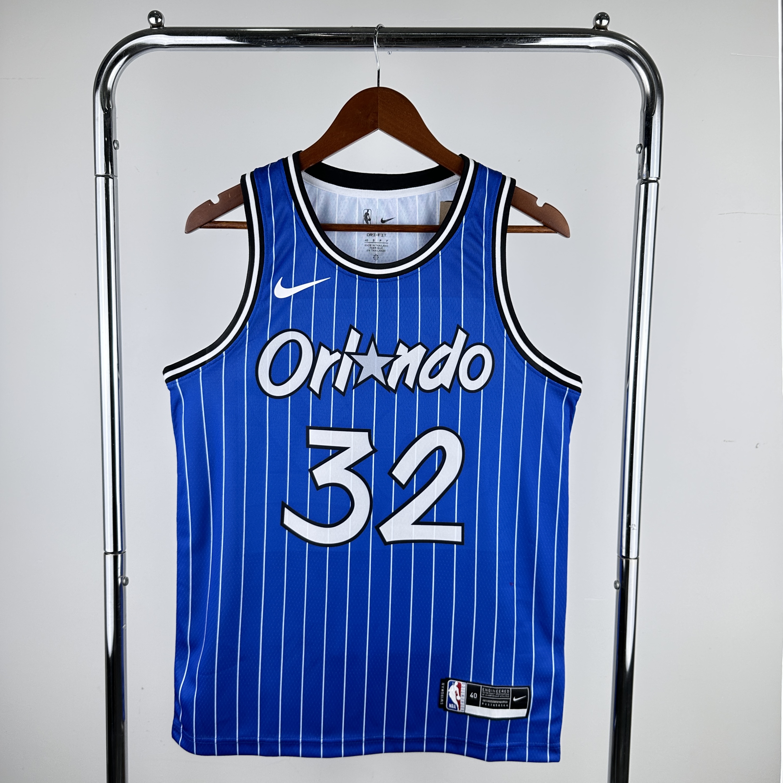 19 season Magic retro stripes blue 32 O 'Neal
