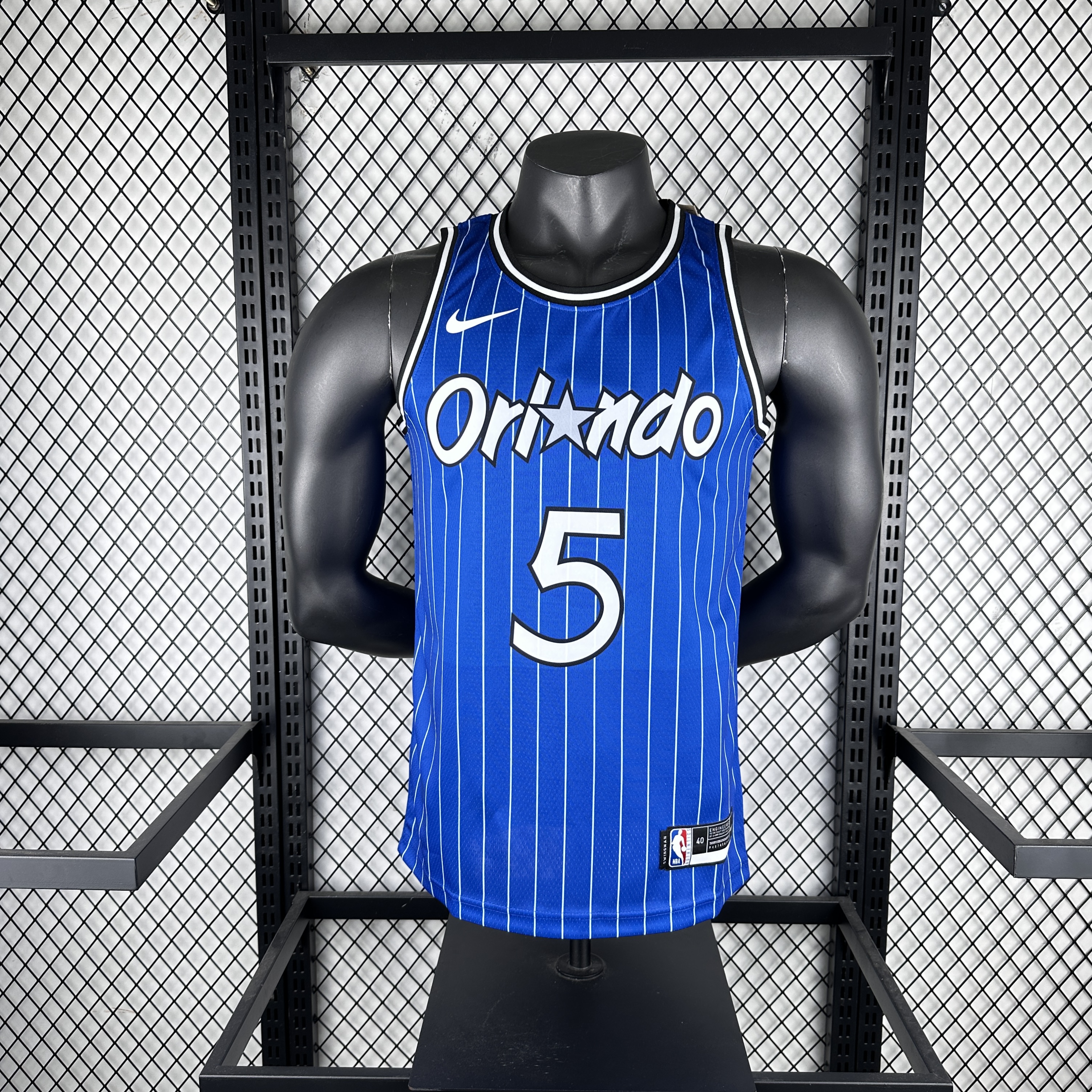 '19 Magic Retro-striped blue No. 5 Aanghero