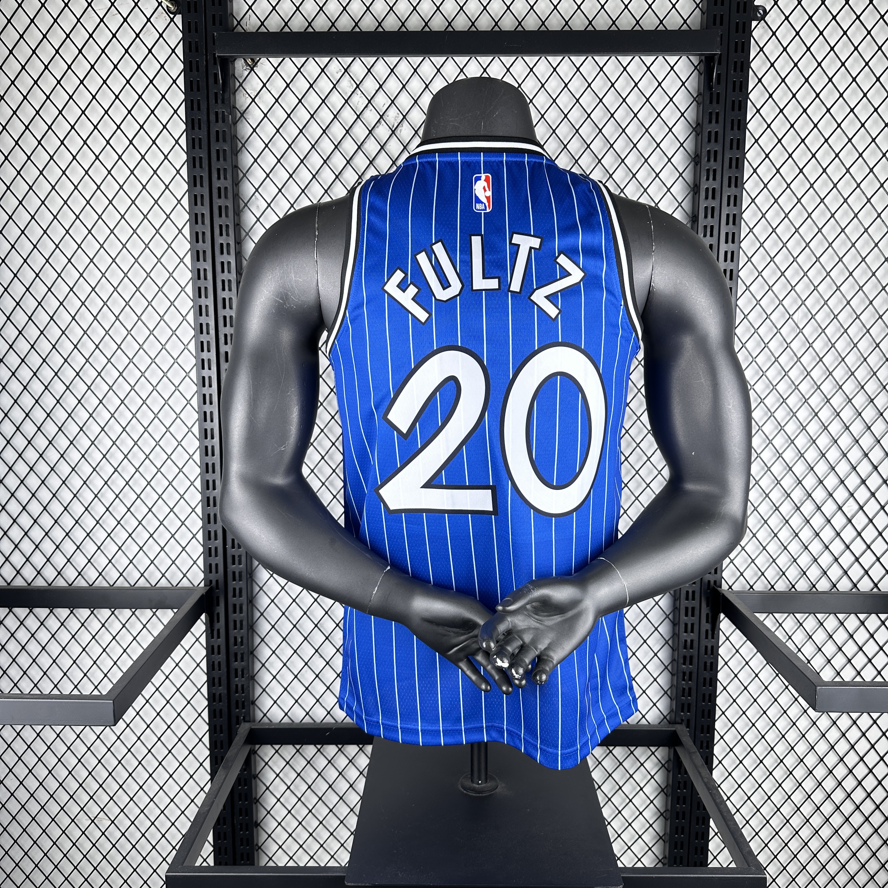 19 season Magic retro stripes blue 20 Fultz