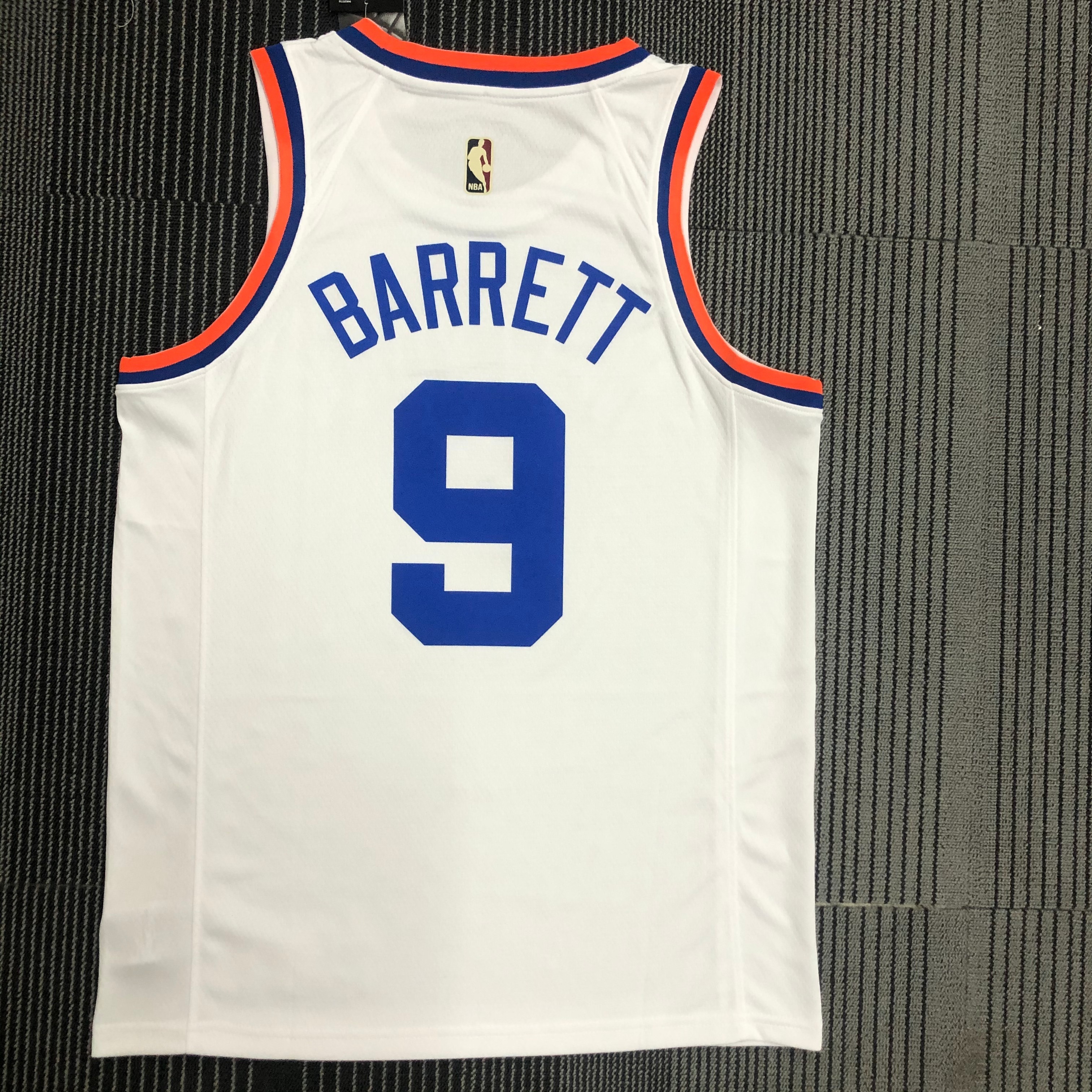 75th anniversary Knicks throwback jersey No. 9 Barrett