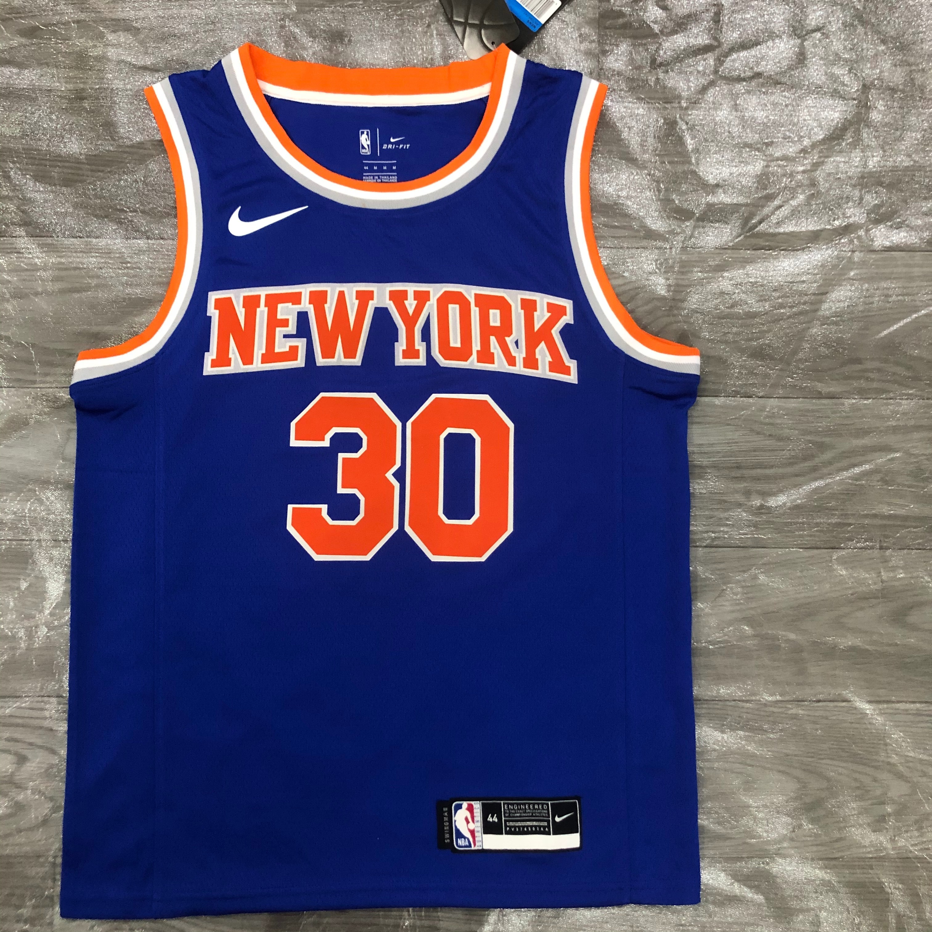 Knicks blue number 30 Randle