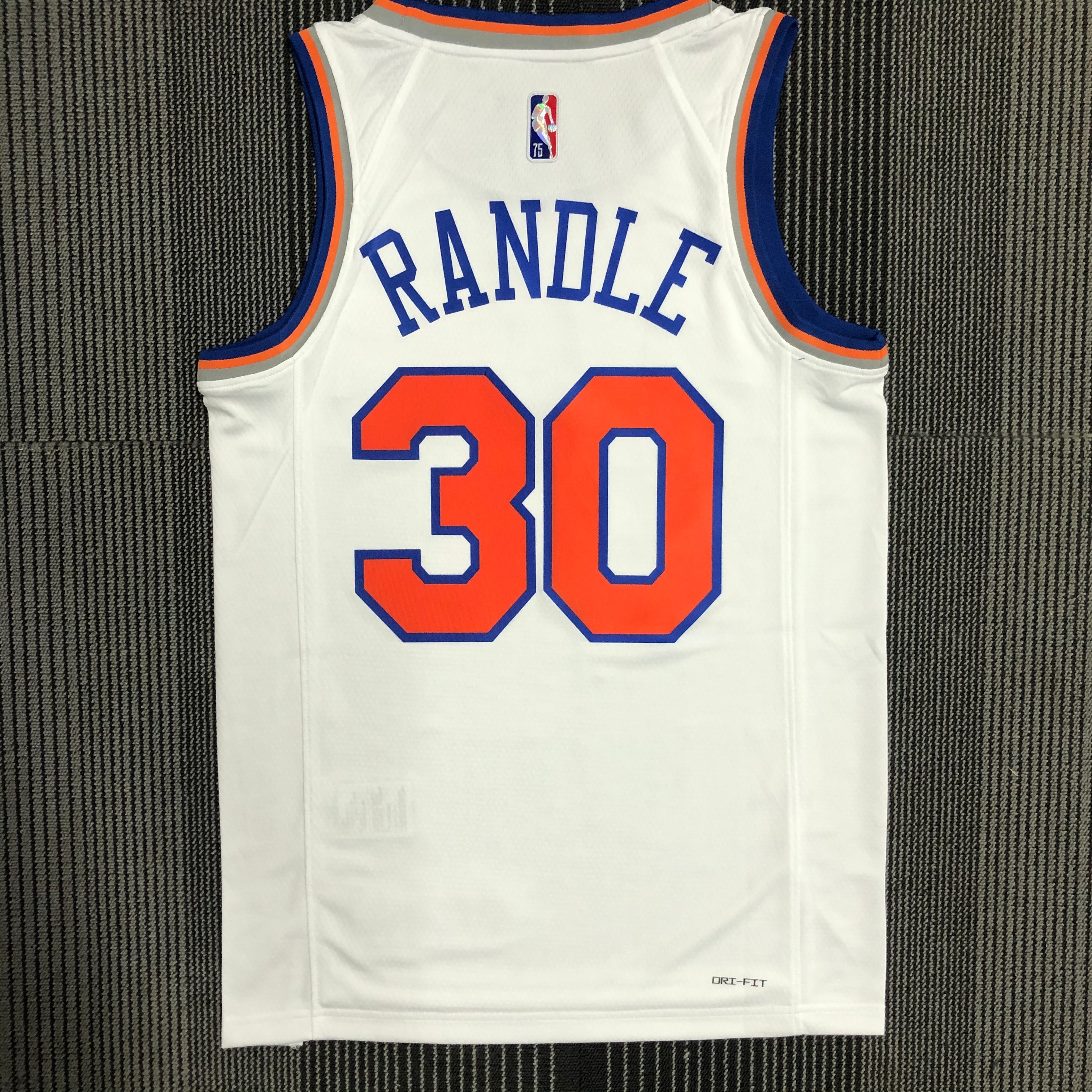 75th anniversary Knicks white No. 30 Randle