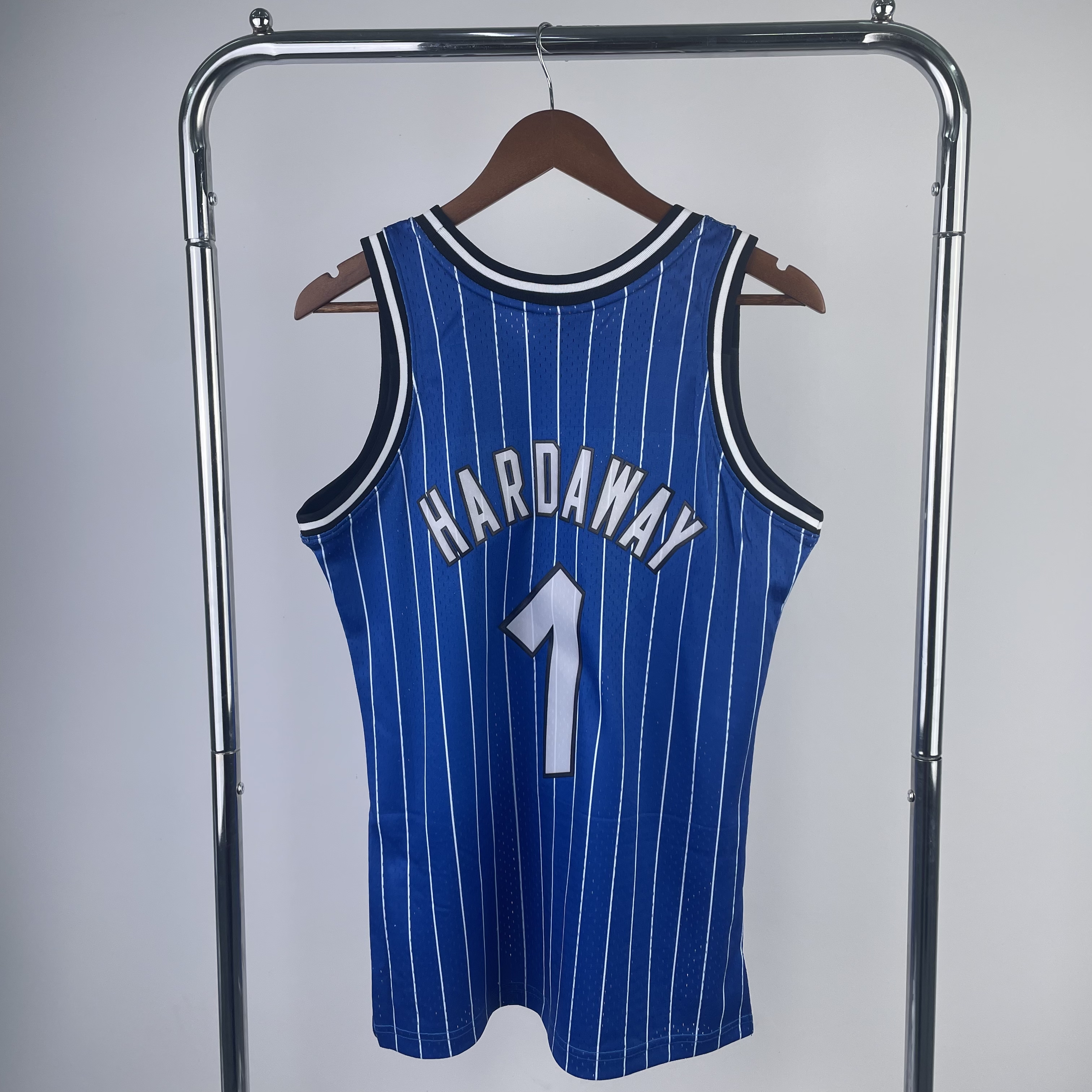 MN Hot Press Throwback jersey SW Magic '95 season blue No. 1 Hardaway