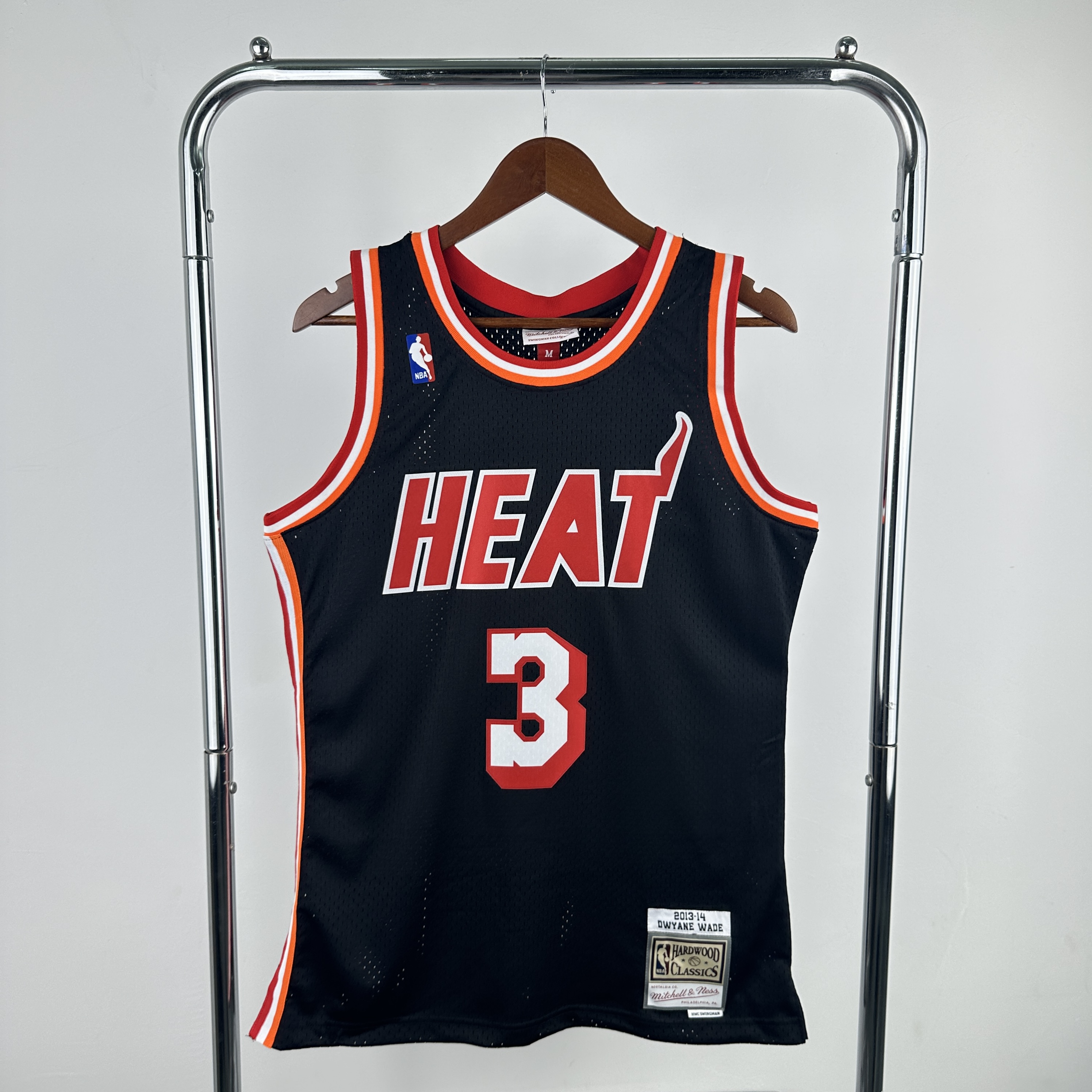 MN Throwback Hot Press Jersey SW Heat 1314 Throwback Night No. 3 Wade