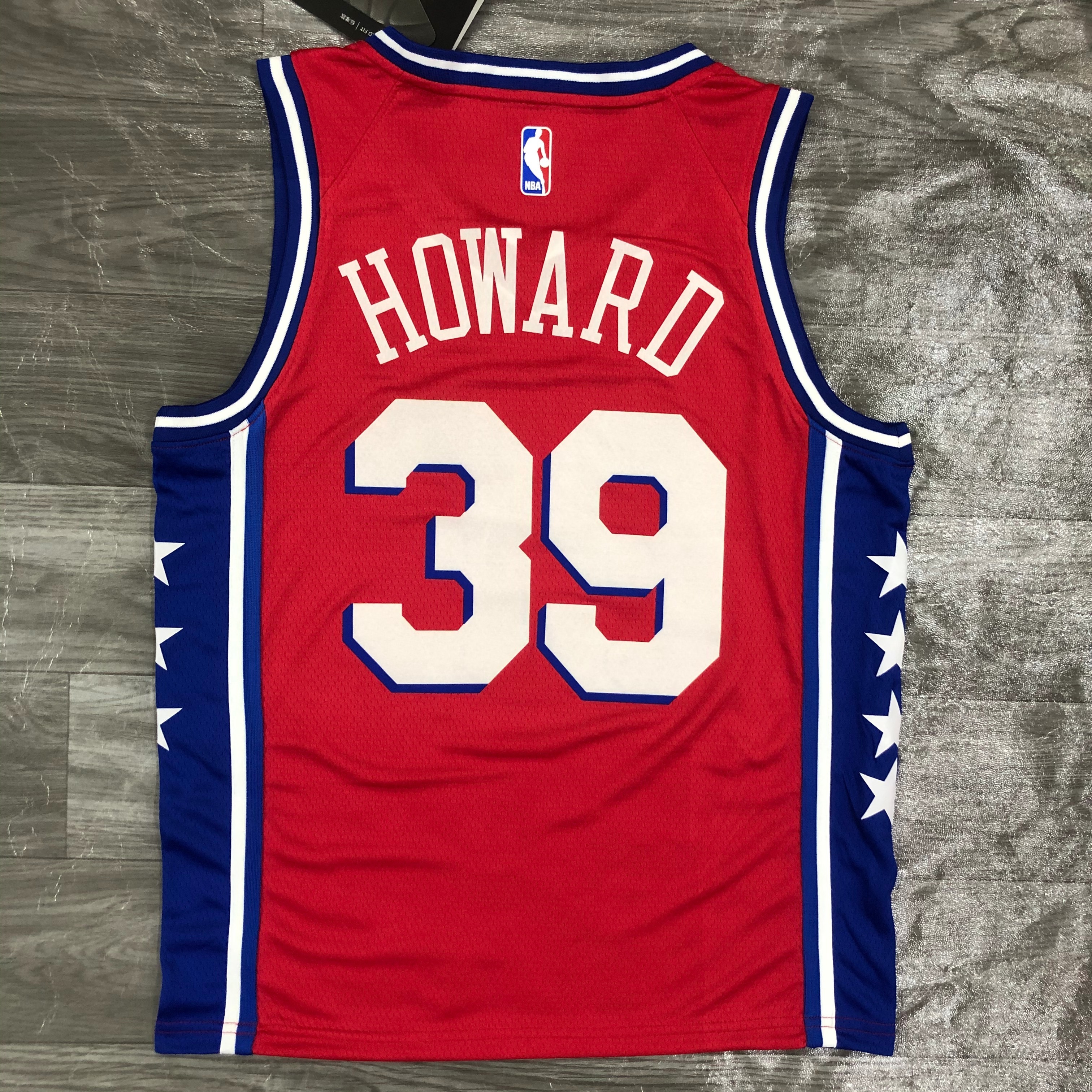 Season 21 76ers Jordan theme red # 39 Howard