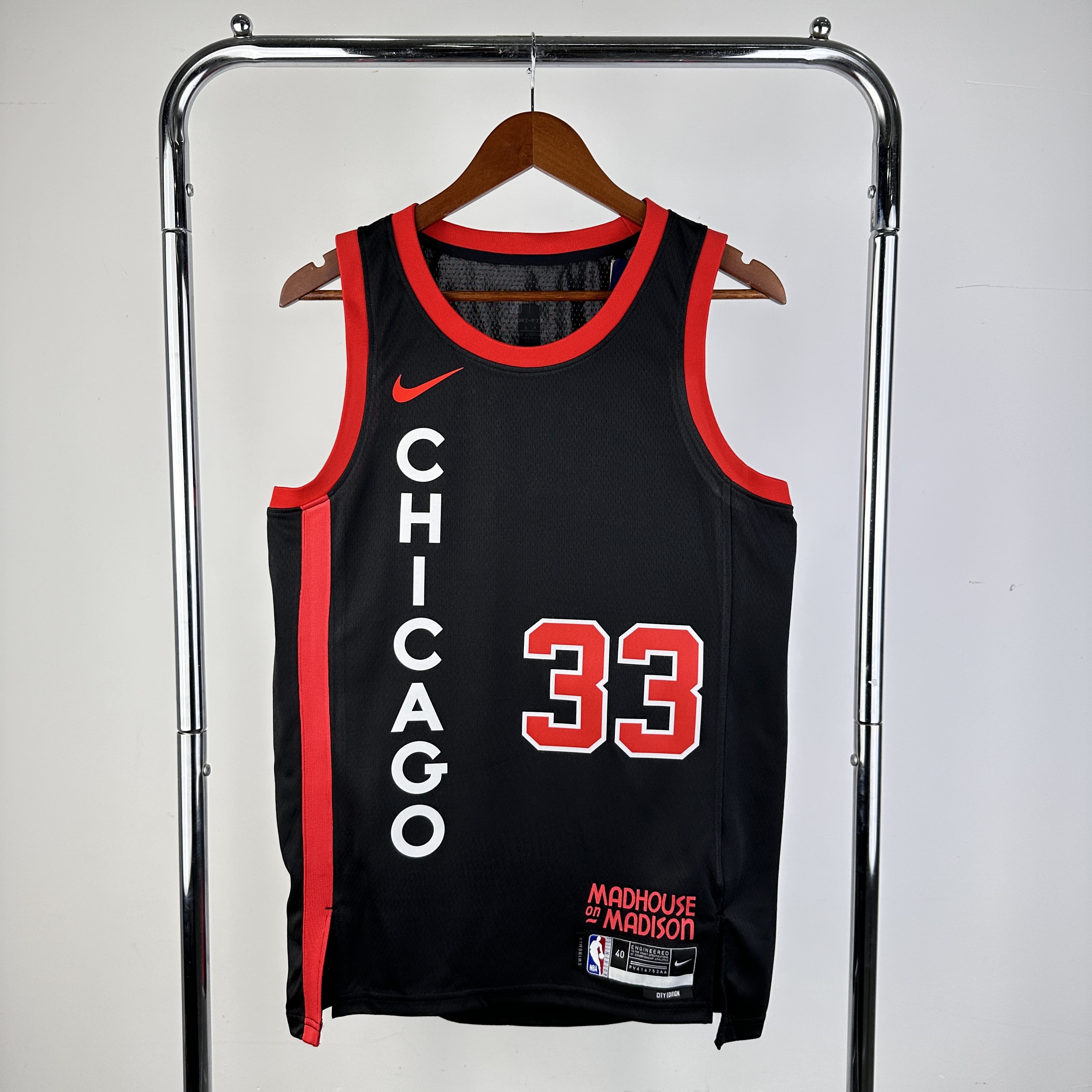 '24 Bulls City Edition # 33 Pippen