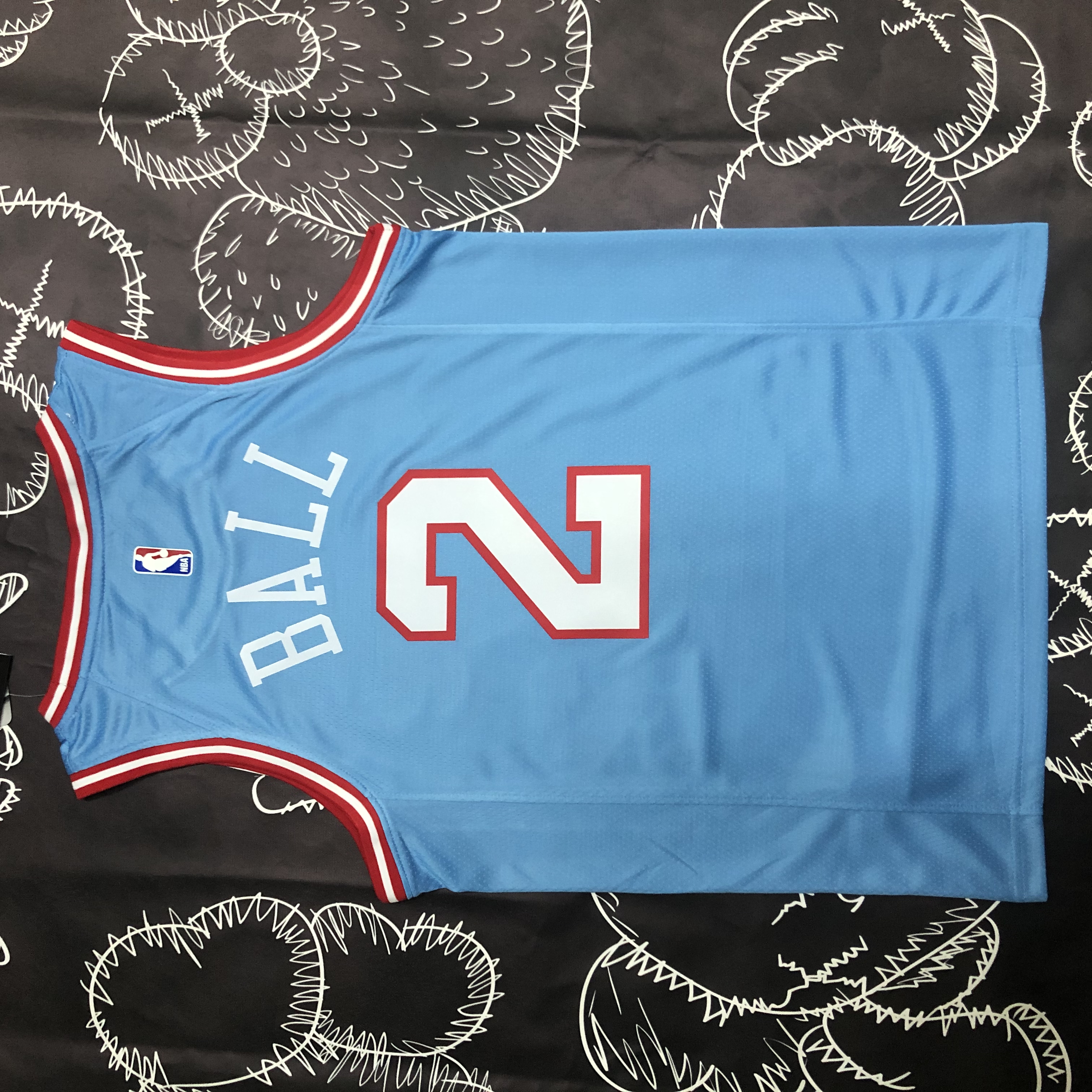 Bulls blue number two Ball