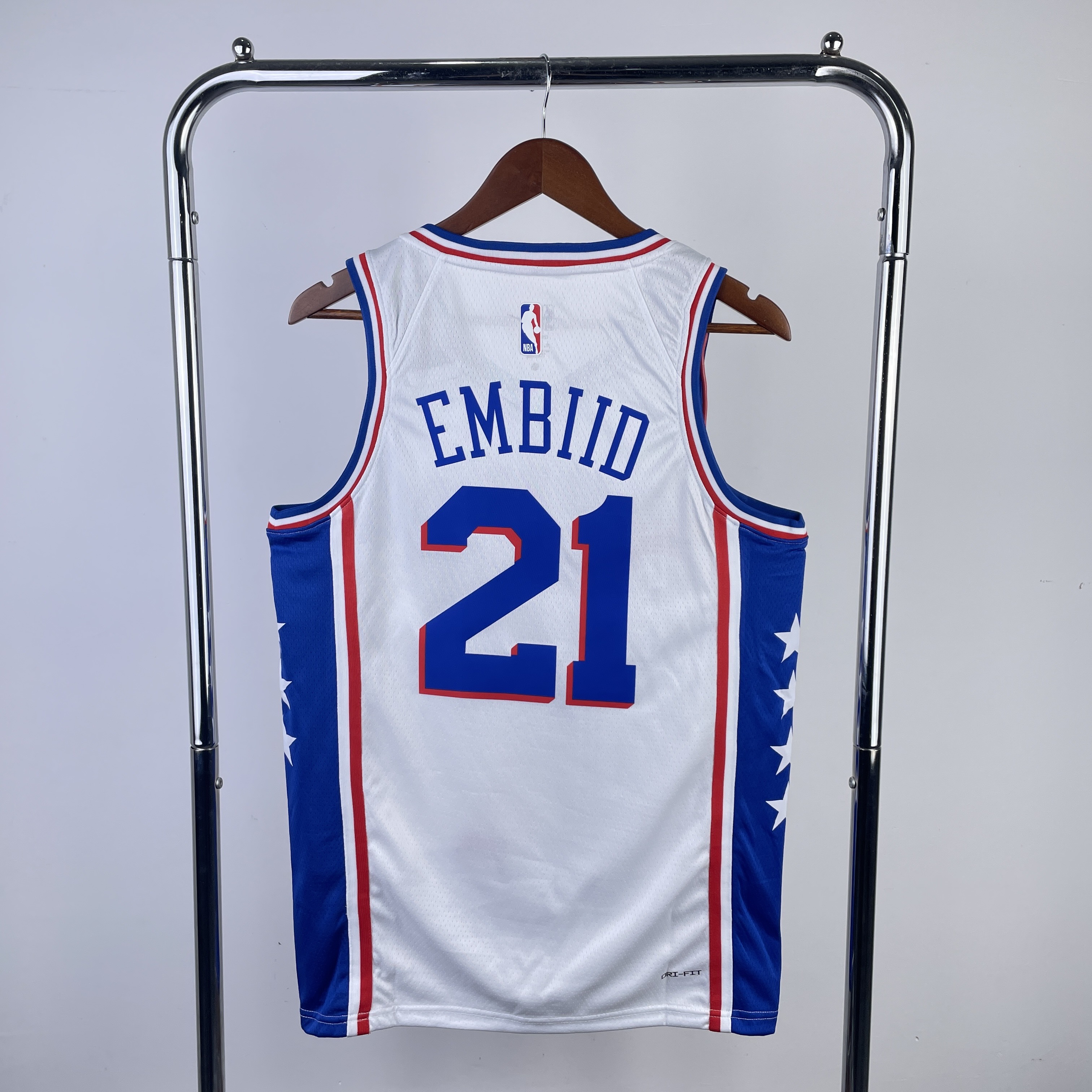 Season 23 76ers home white 21 Embiid