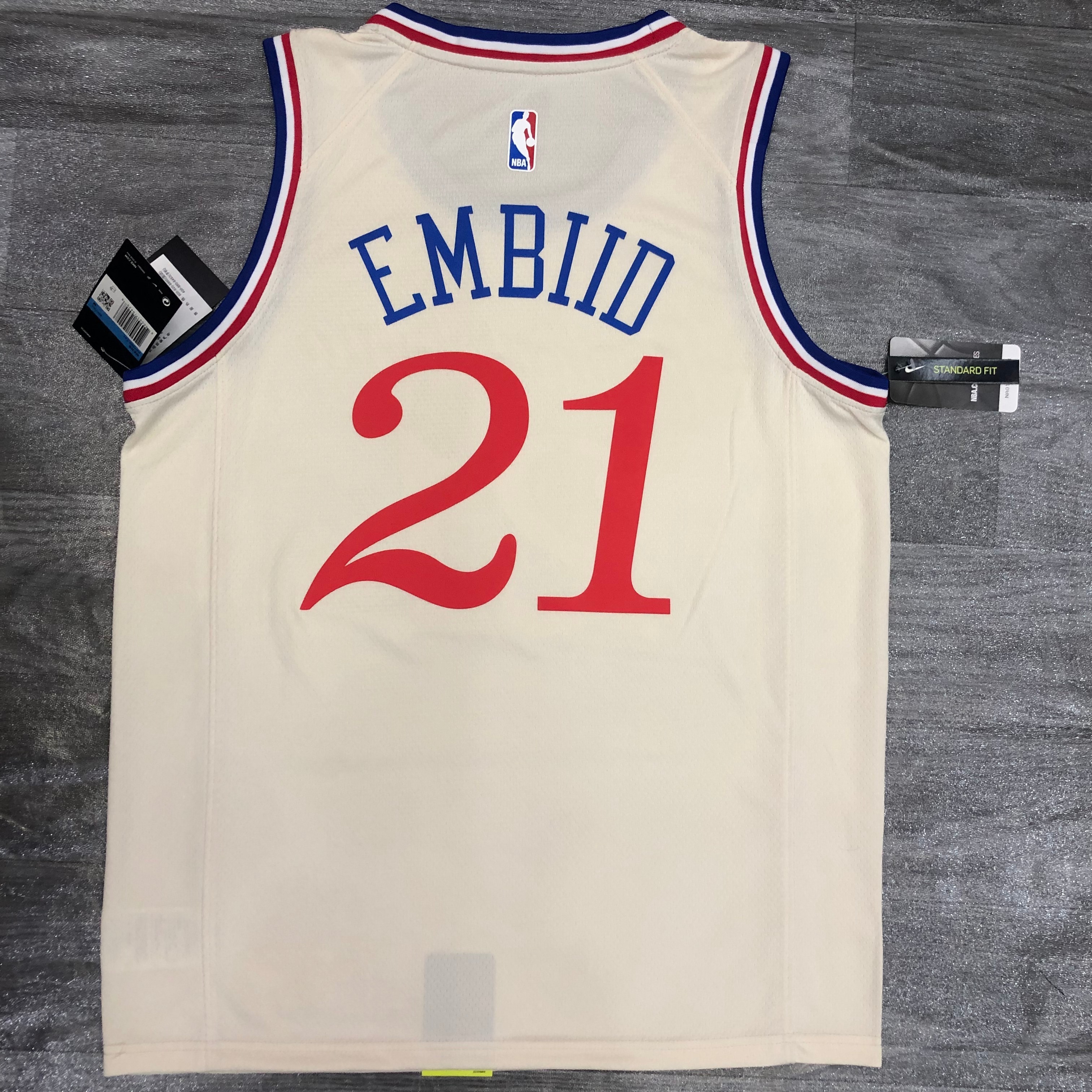 Season 20 76ers City Limited number 21 Embiid