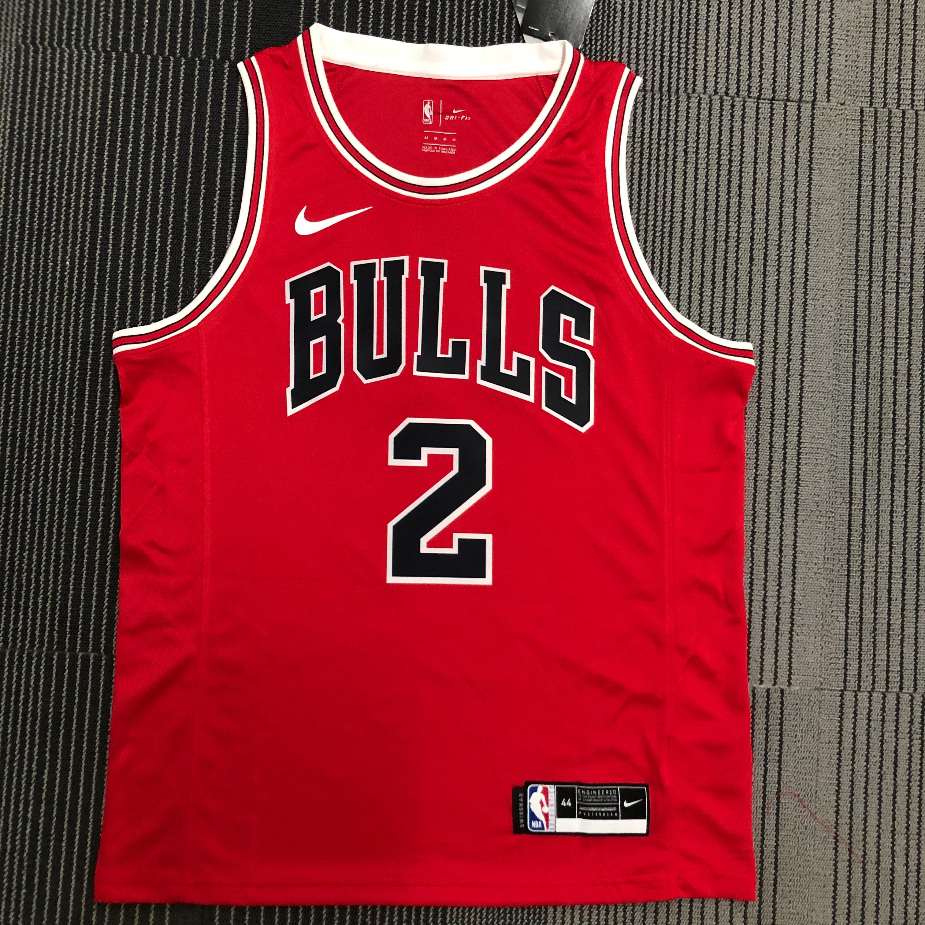 Bulls red number two Ball