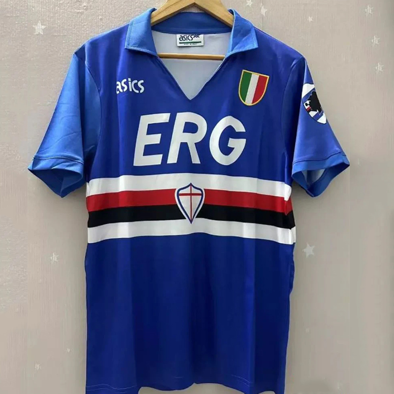 1991-1992 Sampdoria Home 9#VIALLI