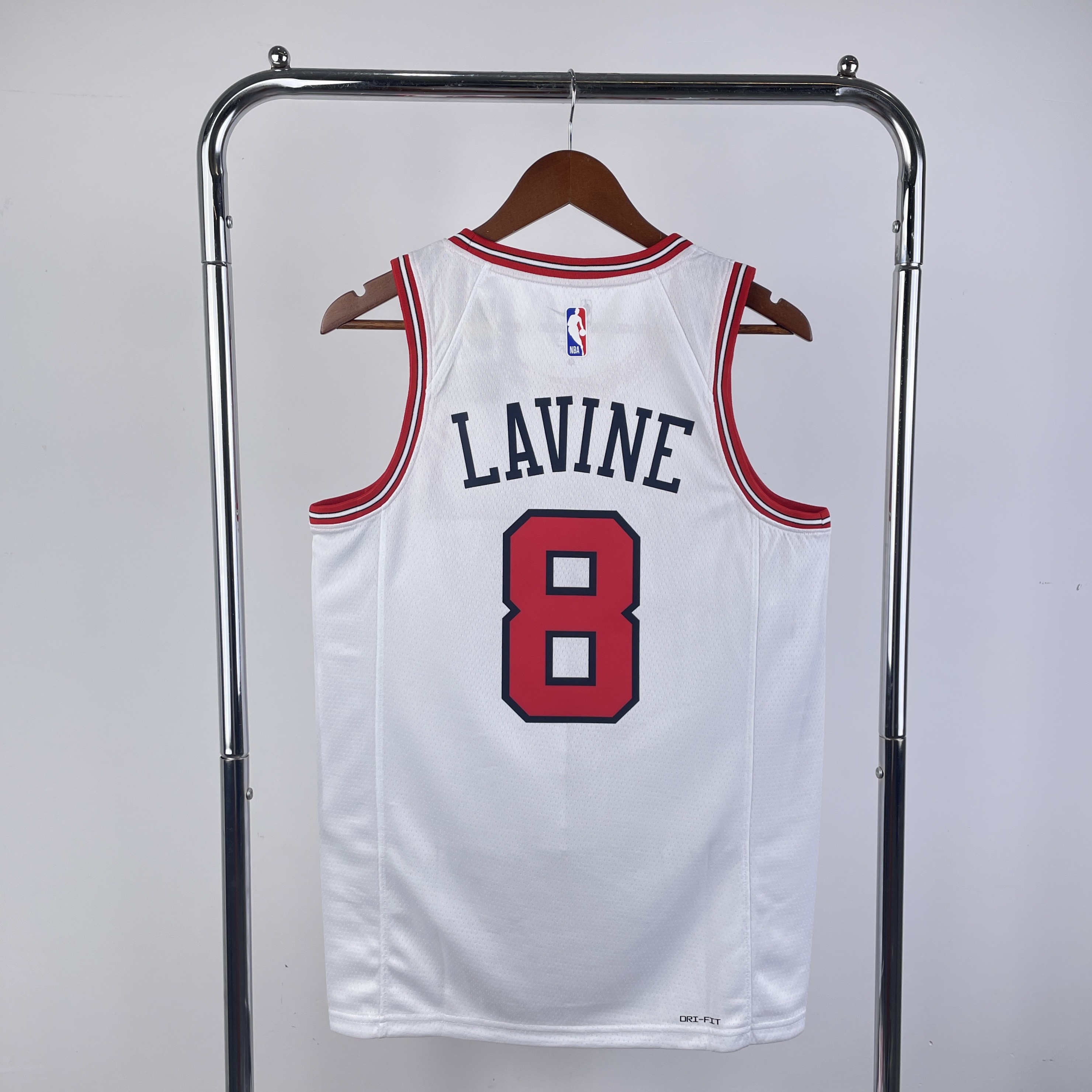 23 season Bulls white number 8 Lavine