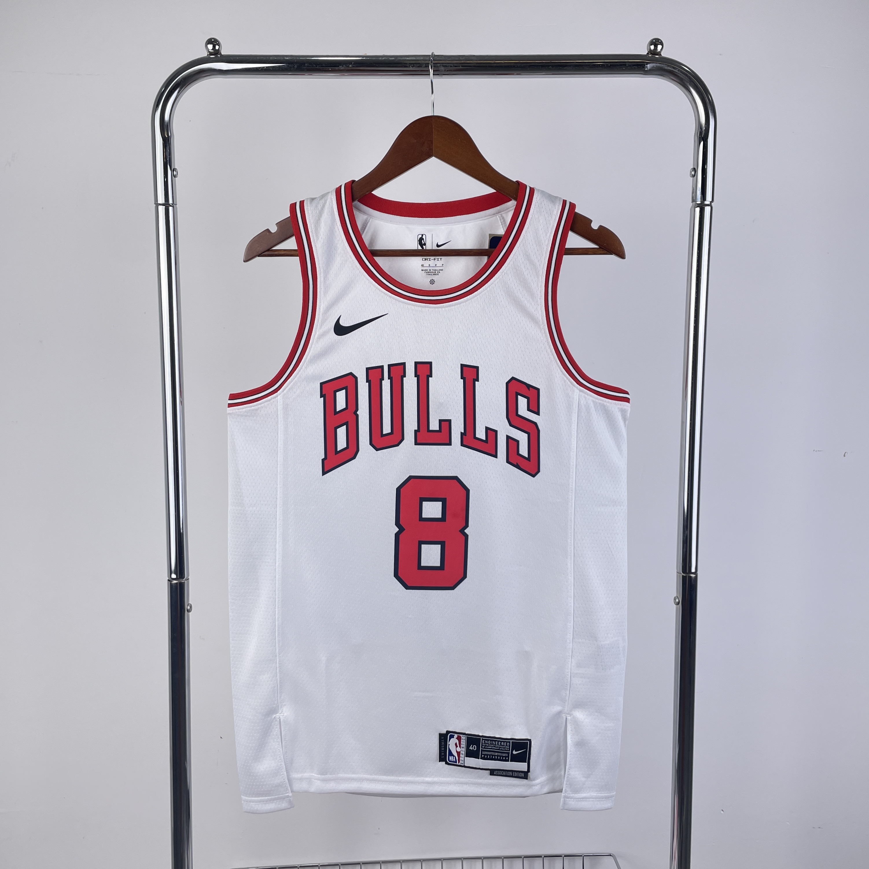 23 season Bulls white number 8 Lavine