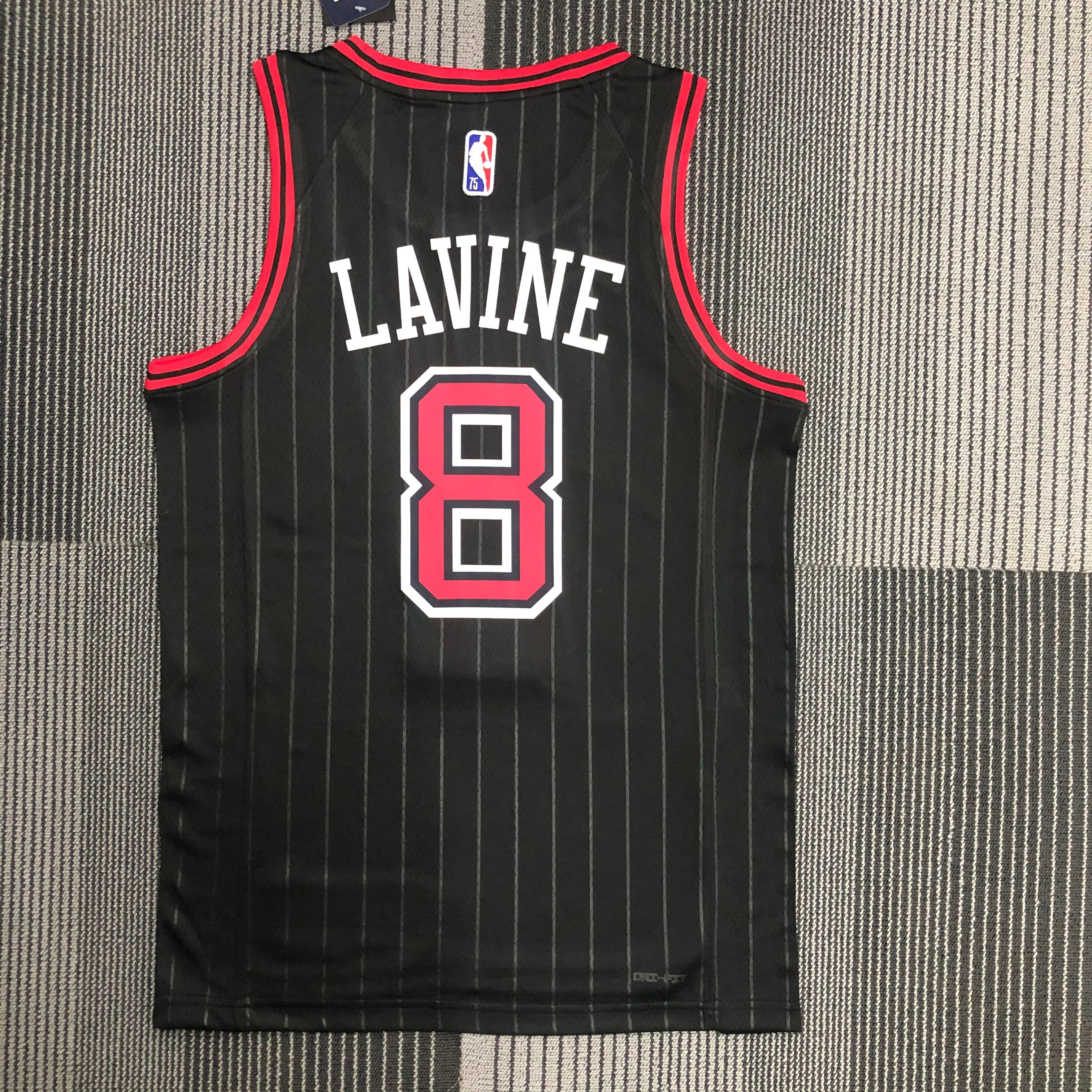 75th anniversary Bulls Flyers number 8 Lavine