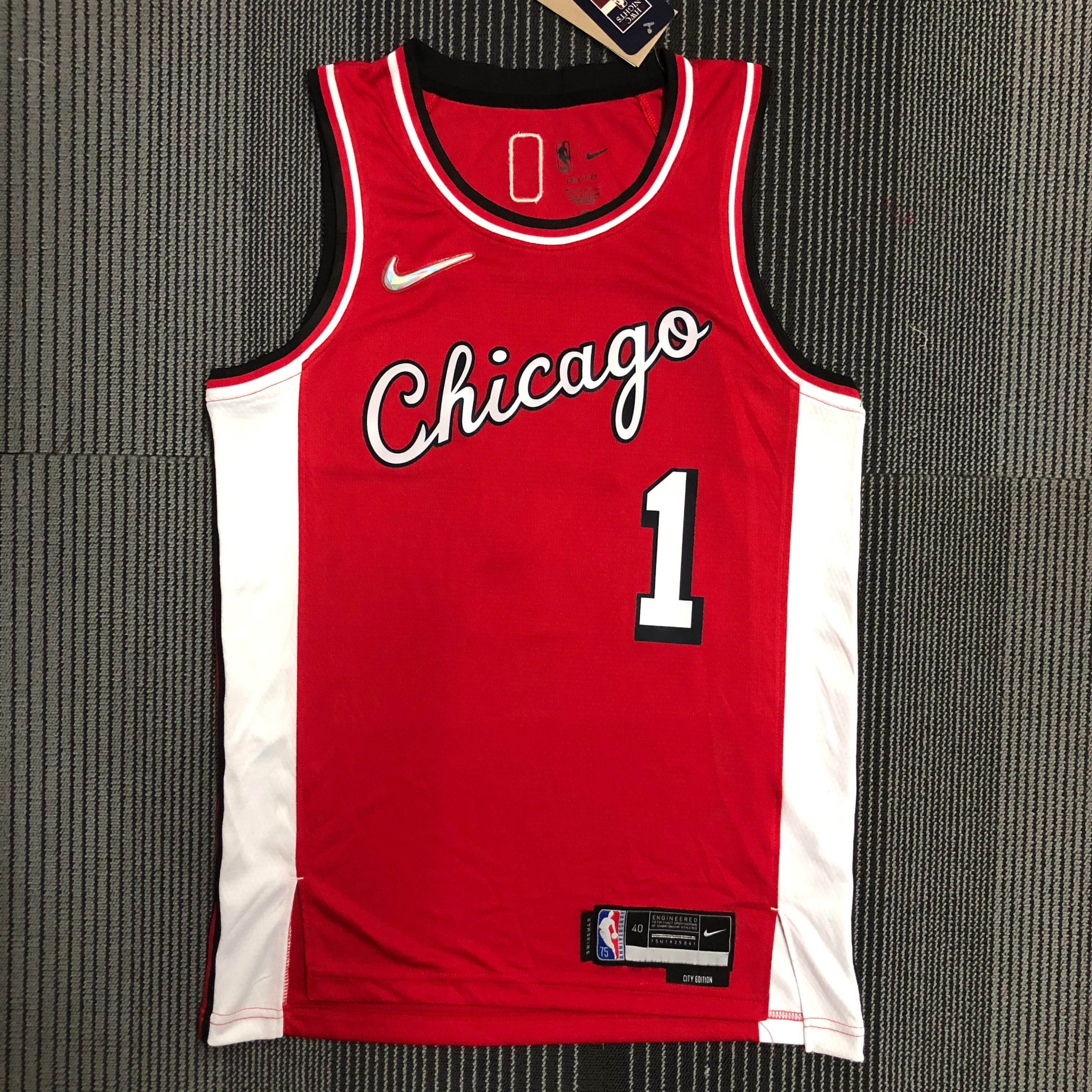 Bulls season 22 City version No.1 Rose