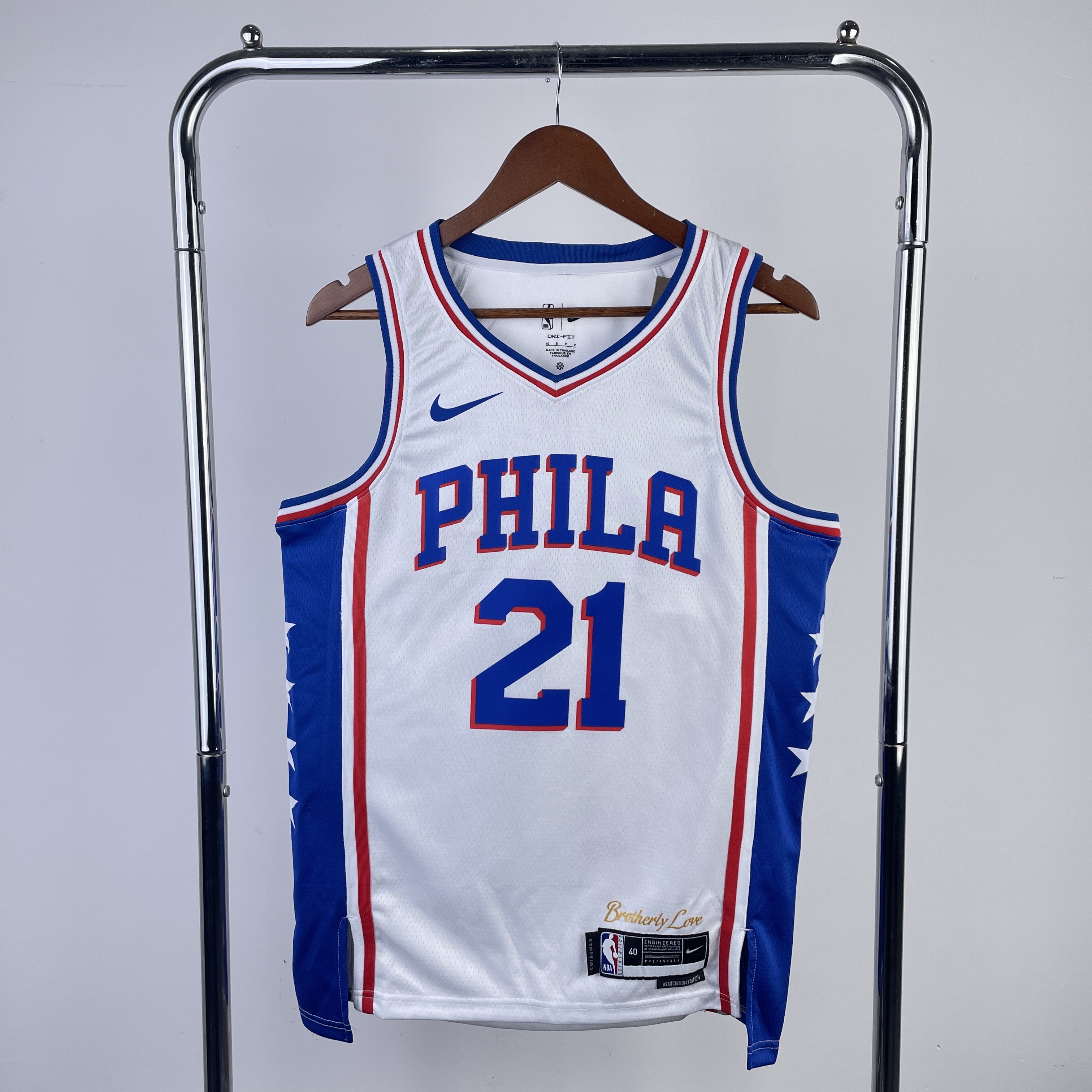 Season 23 76ers home white 21 Embiid
