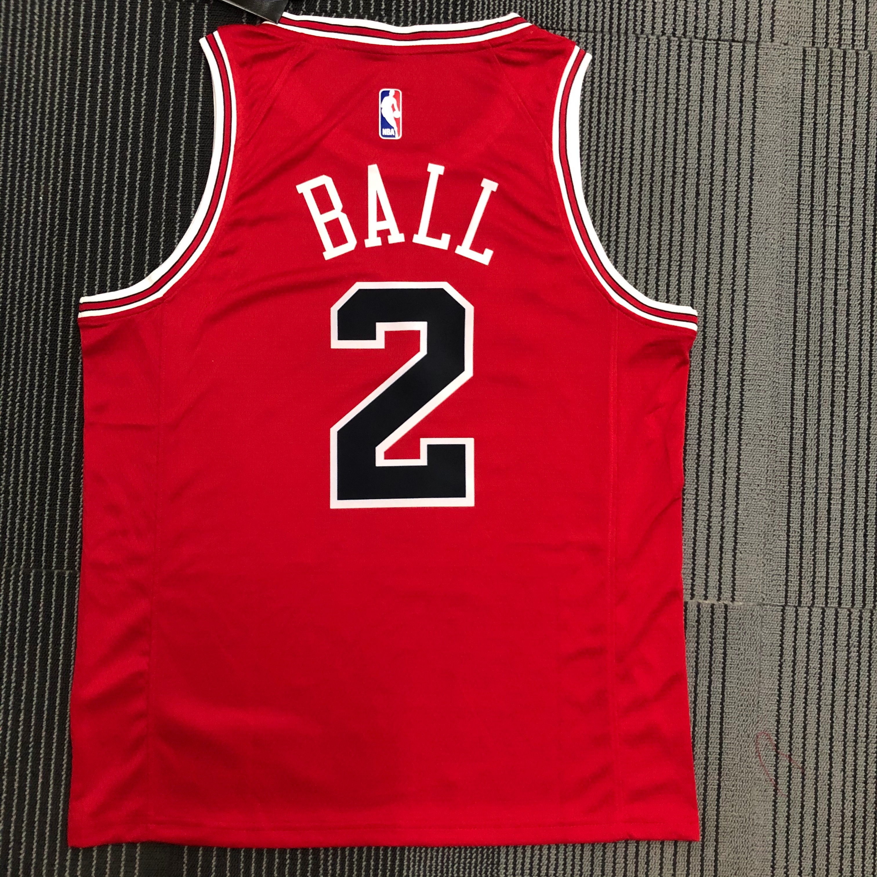 Bulls red number two Ball