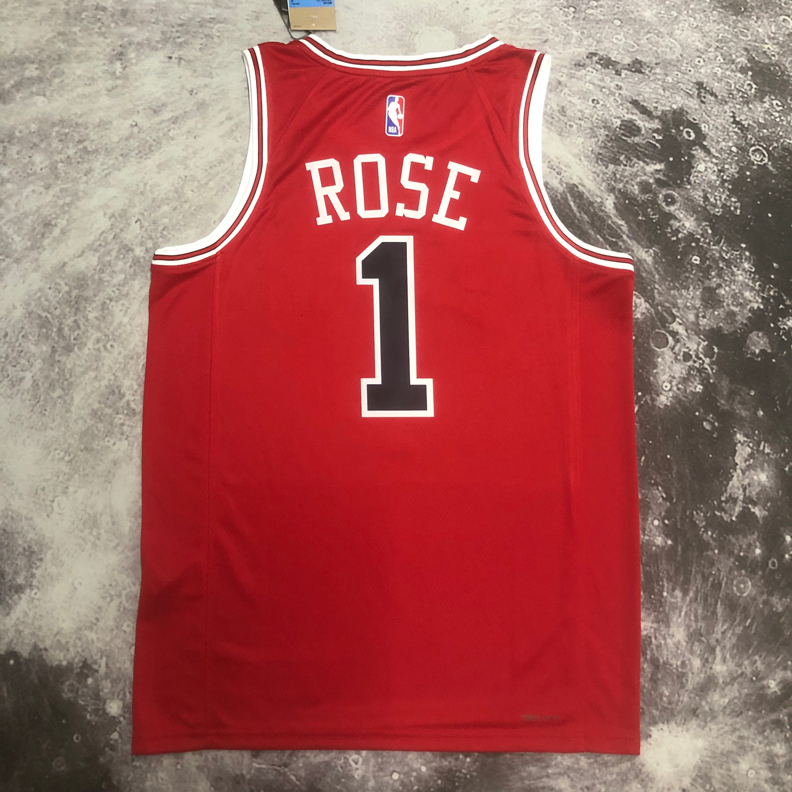 Bulls red # 1 Rose in '23