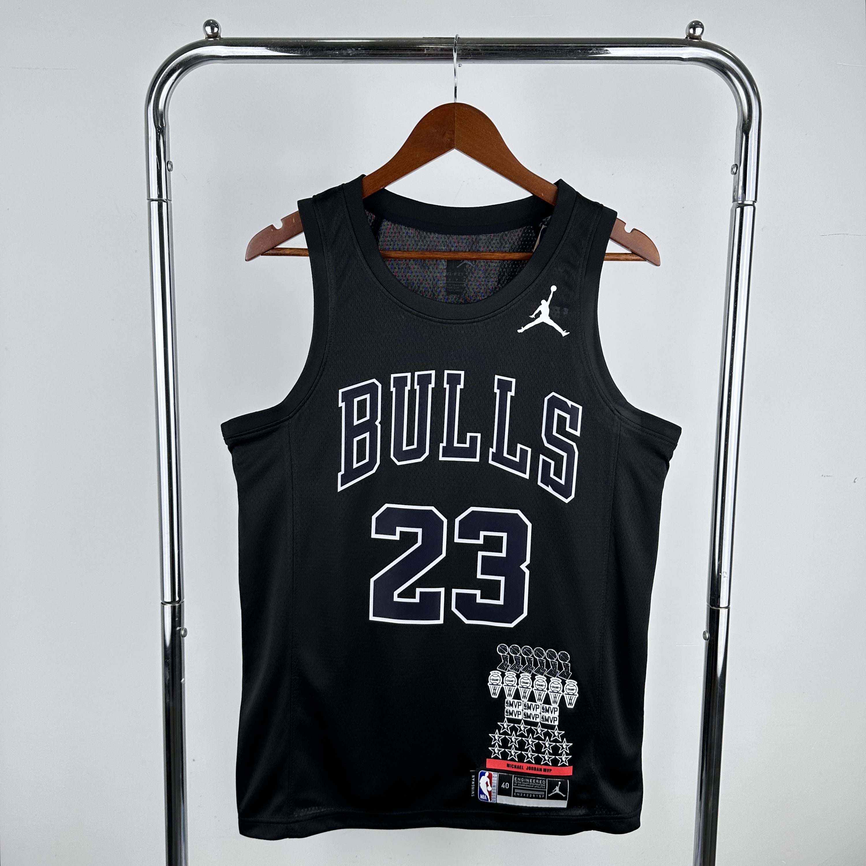 Bulls Black Glory No. 23 Jordan