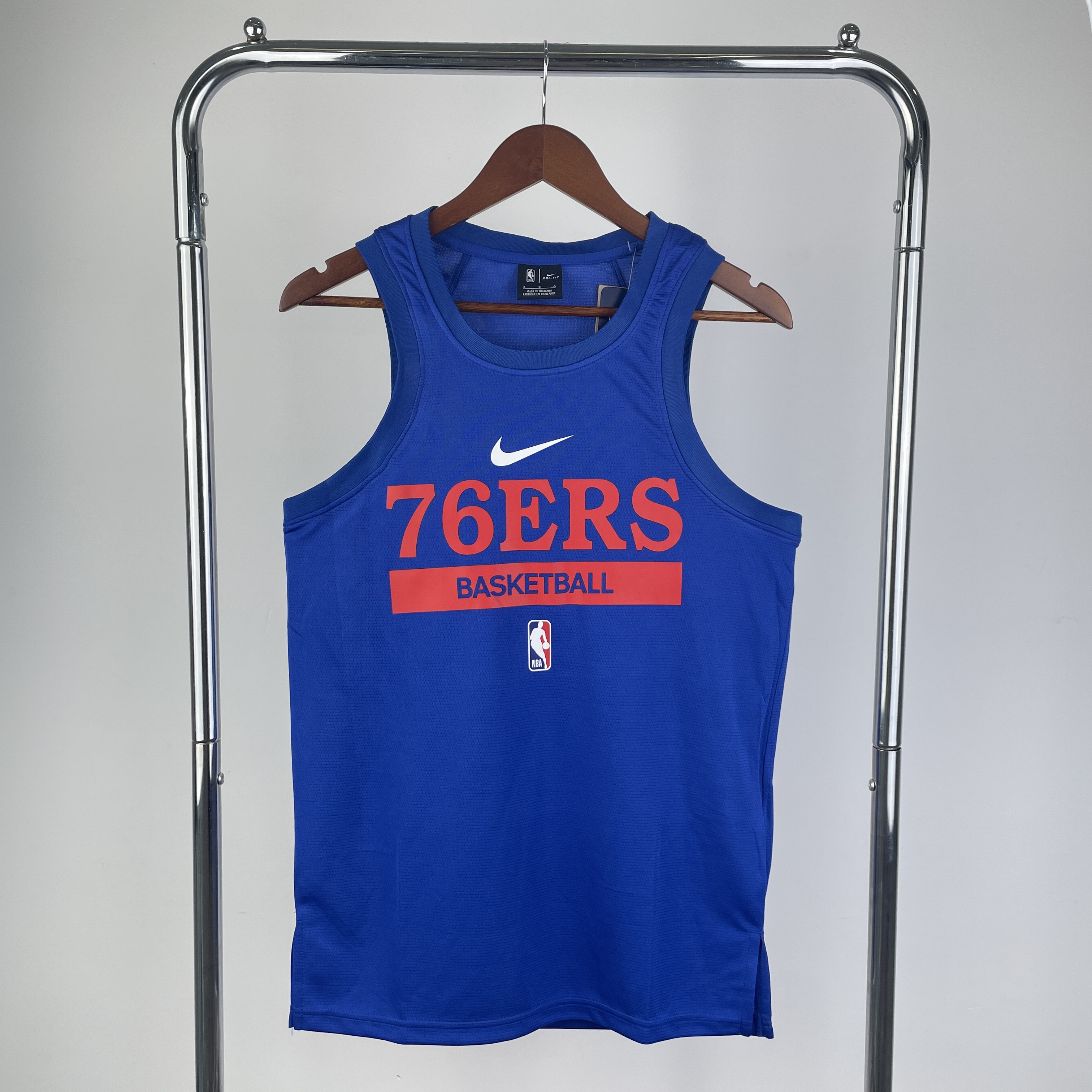 '23 76ers blue player's training vest