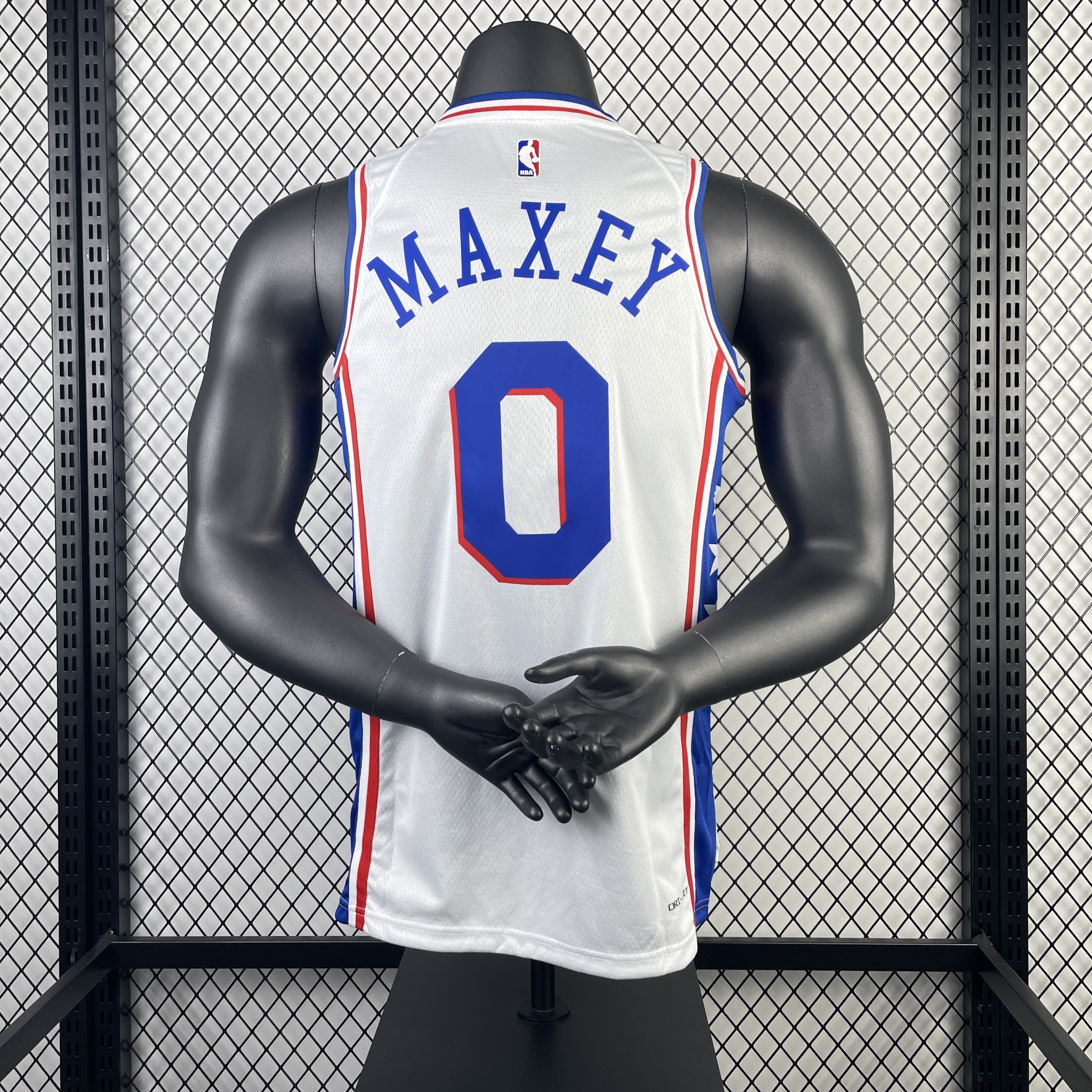 '23 Sixers home white No. 0 Maxey