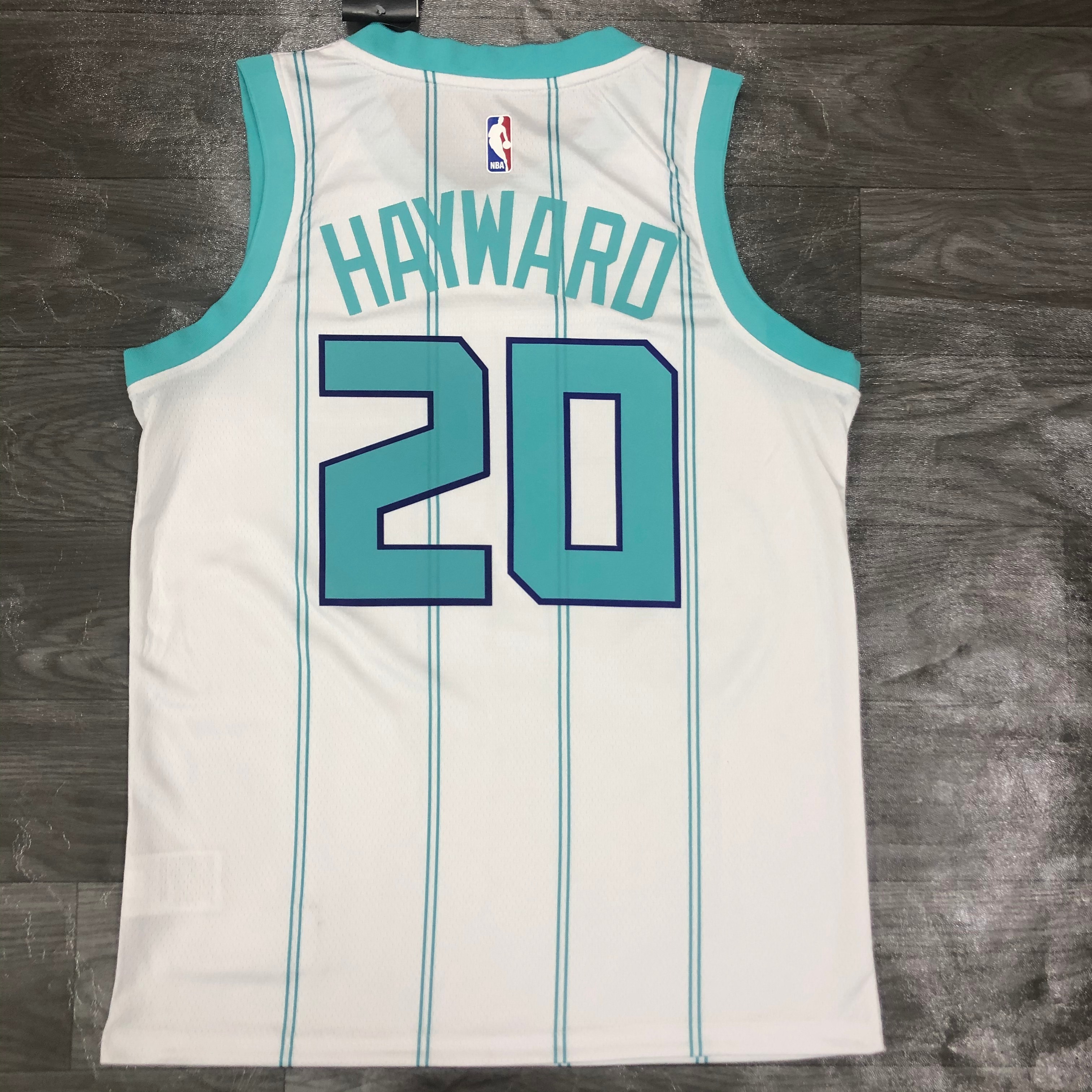Season 20 Hornets white No. 20 Hayward