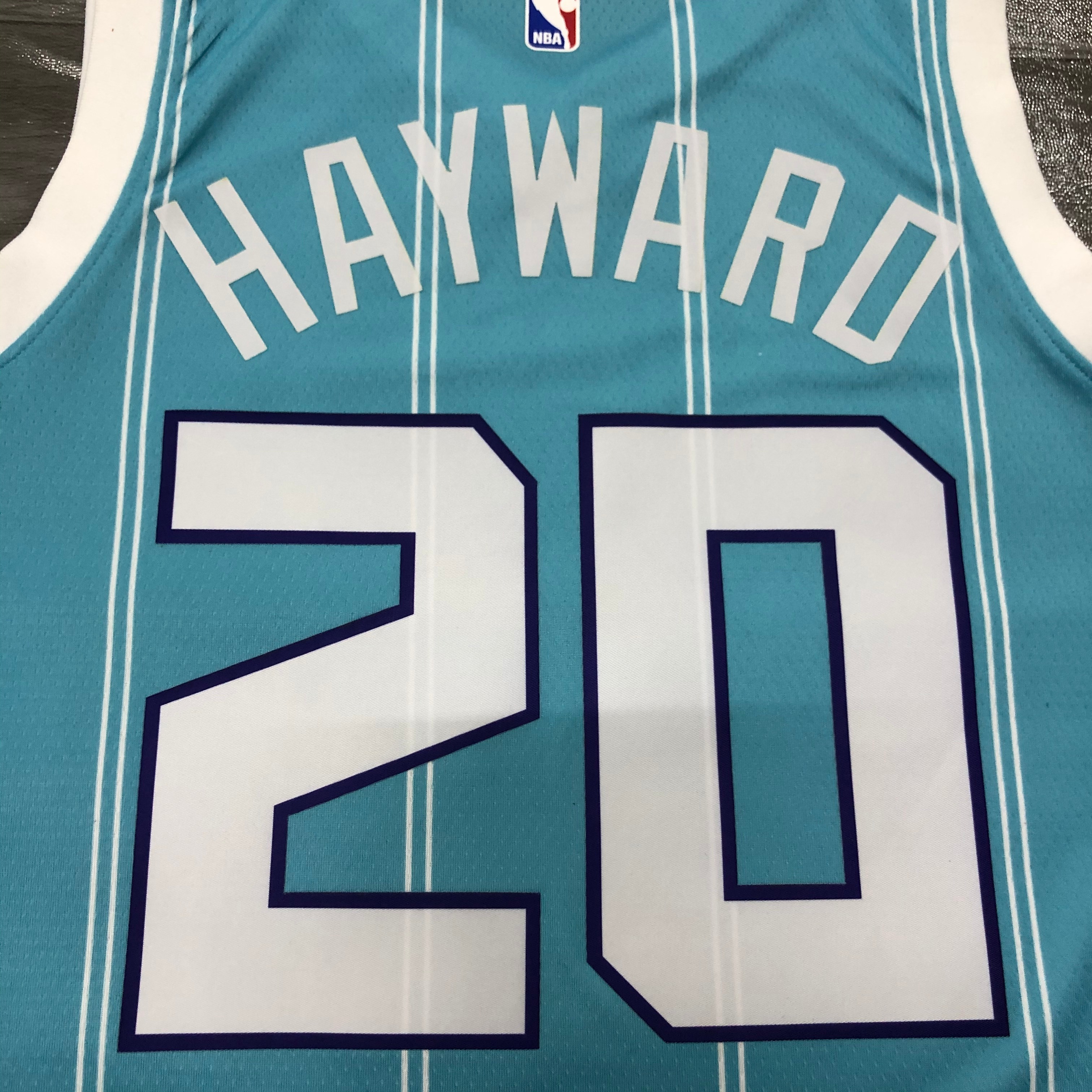 20 Hornets blue No. 20 Hayward