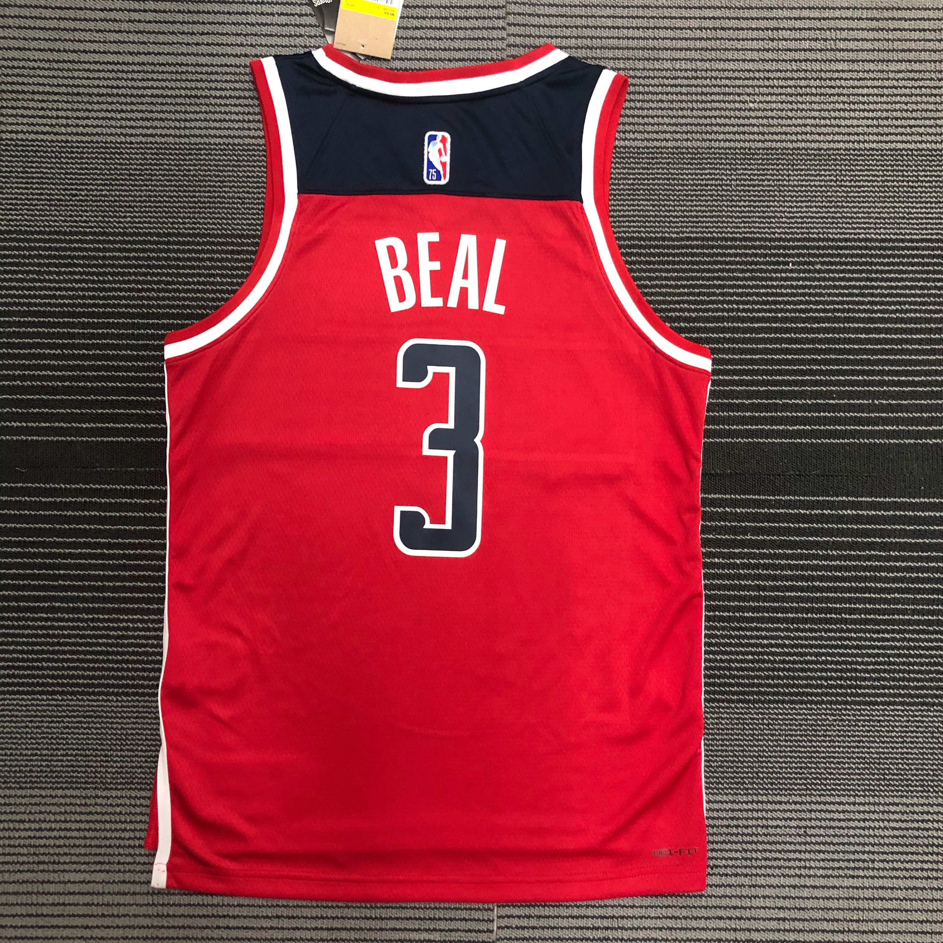 75th anniversary Wizards red No. 3 Beal