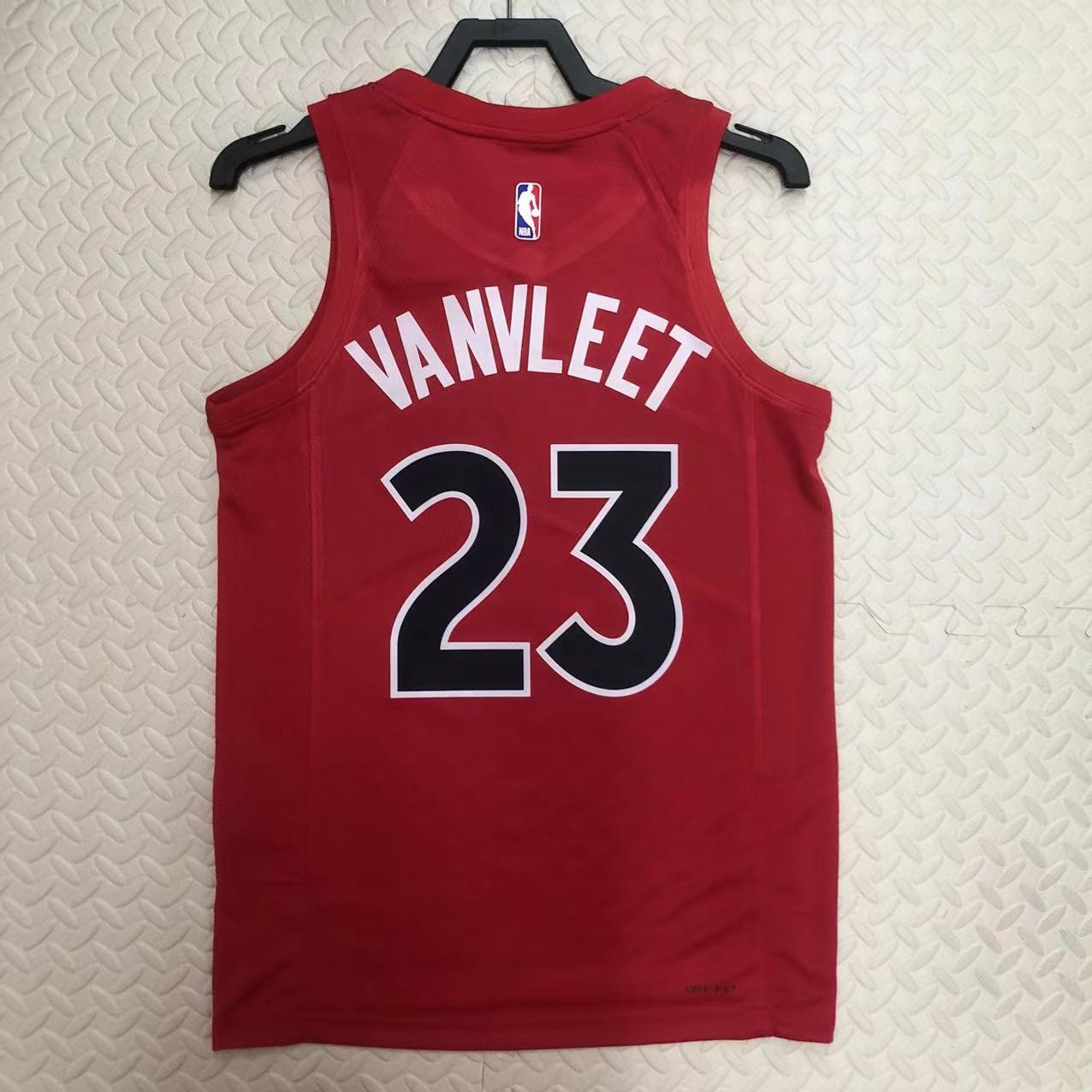 23 season Raptors away red 23 VANVLEET