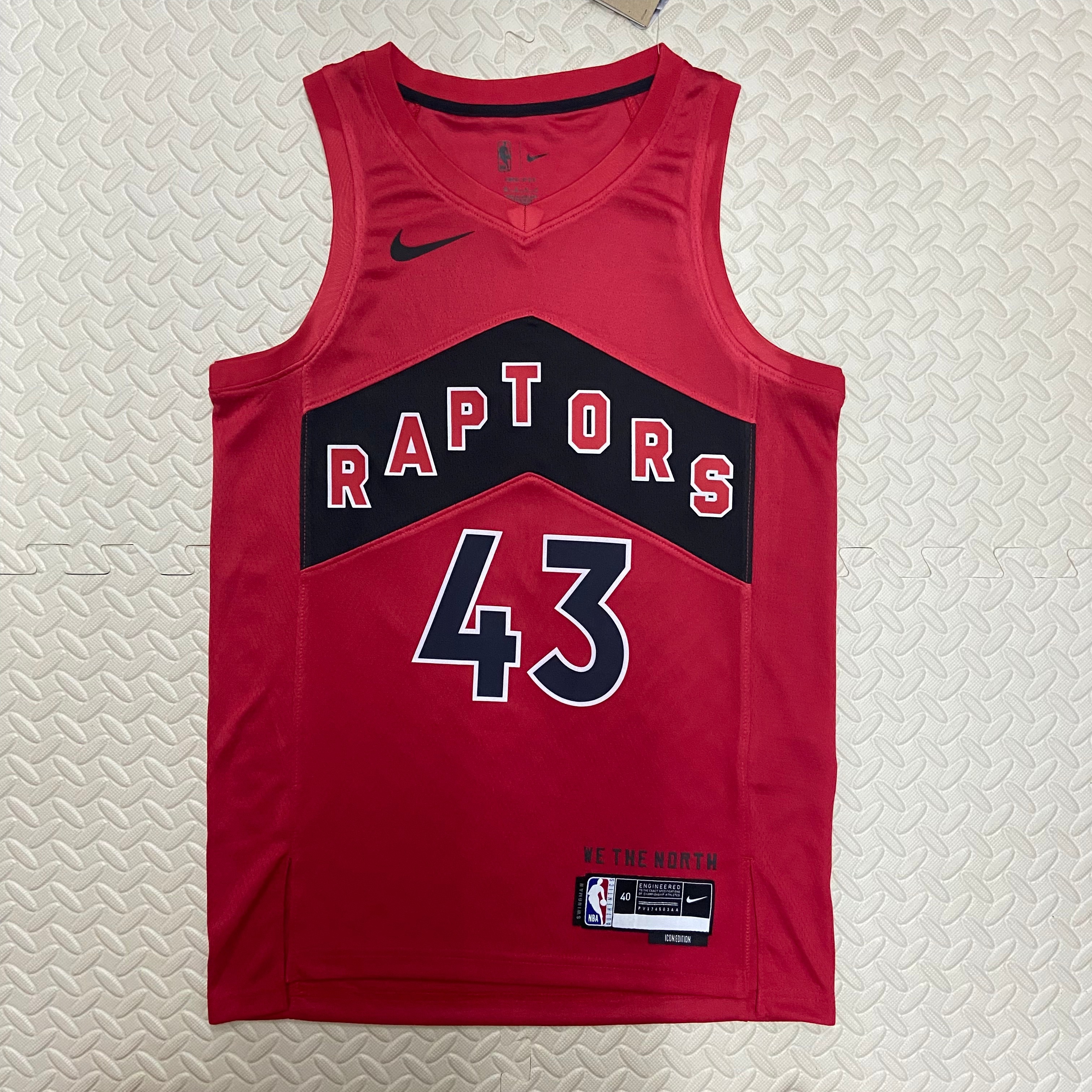 Season 23 Raptors away red No. 43 SIAKAM