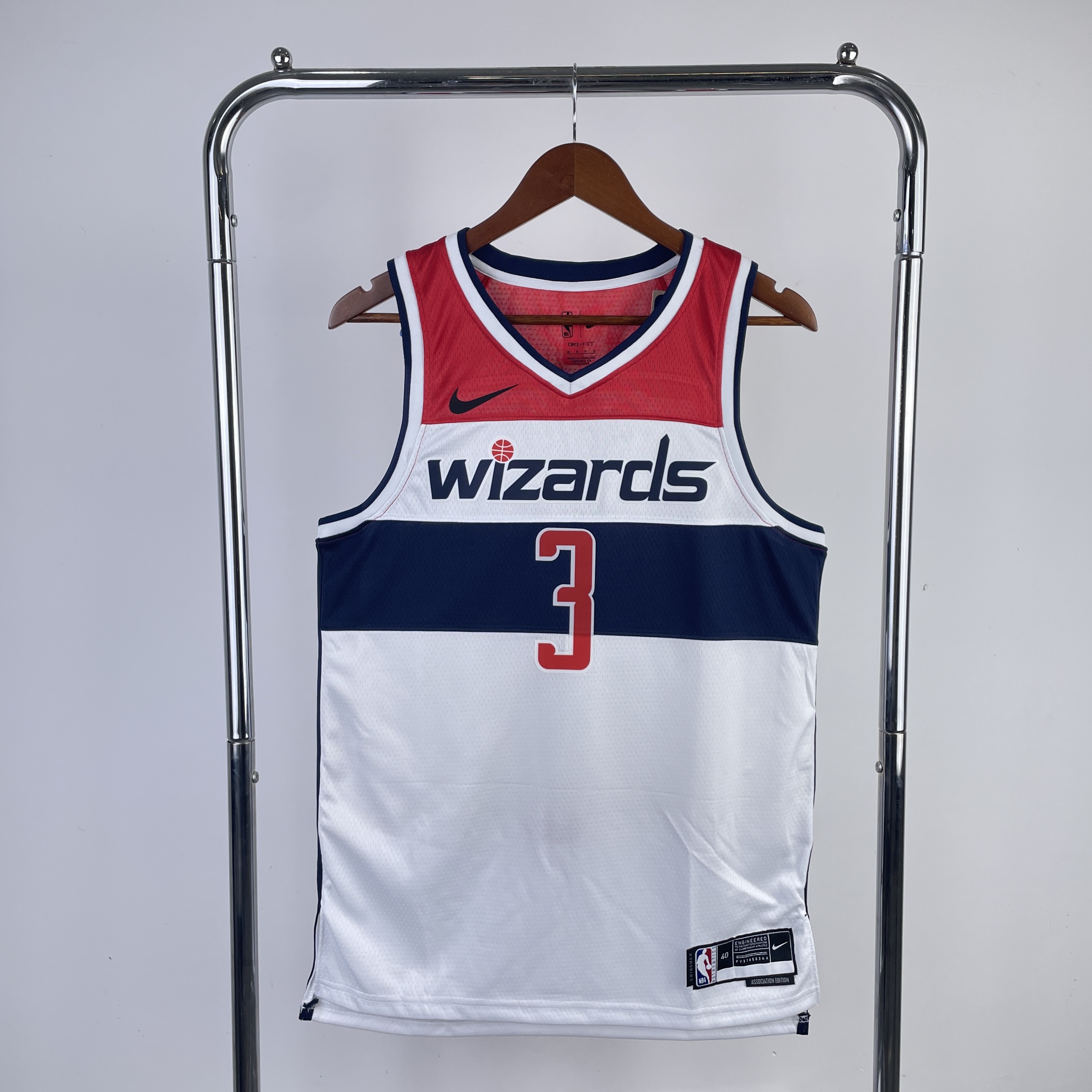 23 season Wizards home white No. 3 Beal
