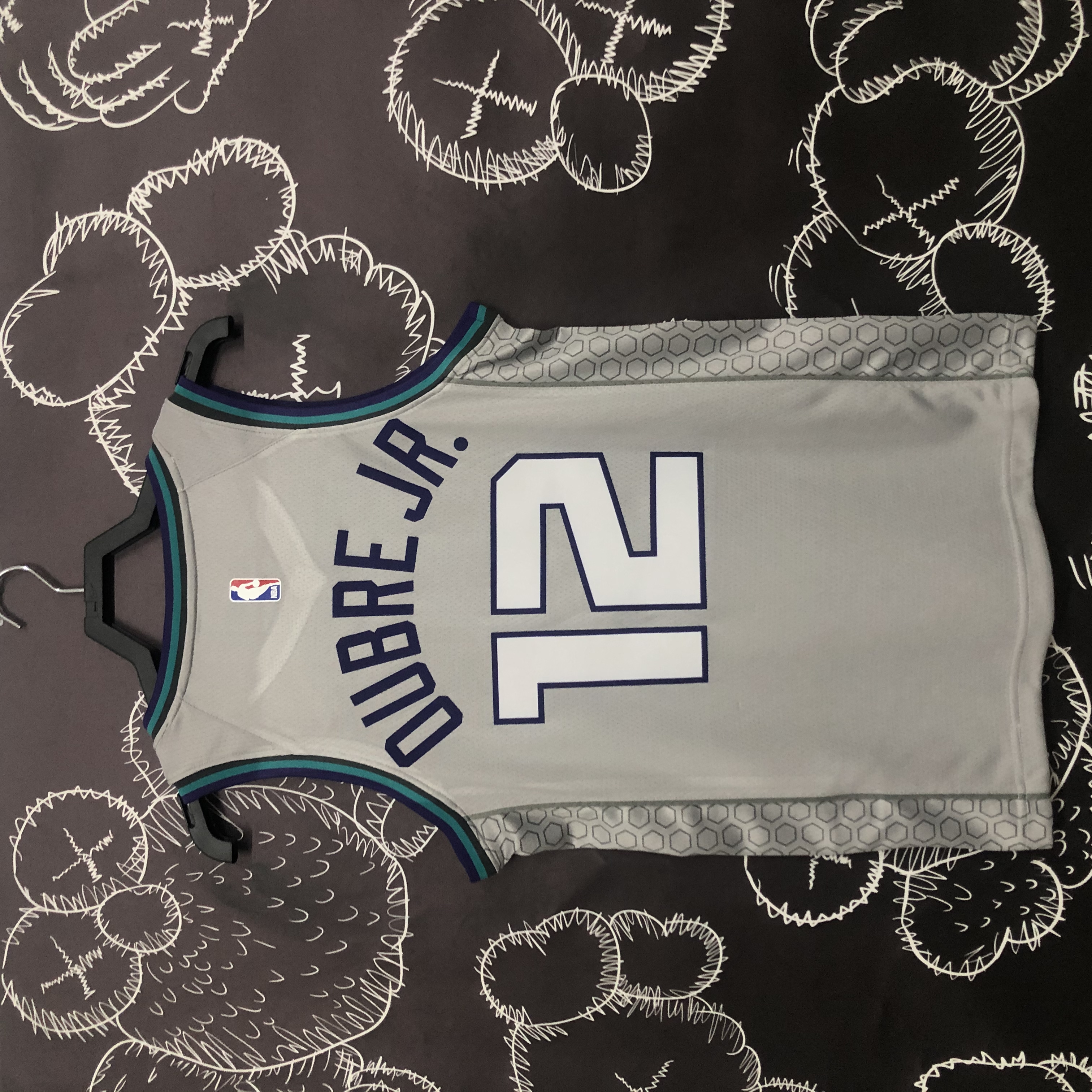 Season 19 Hornets grey # 12 Oubre JR