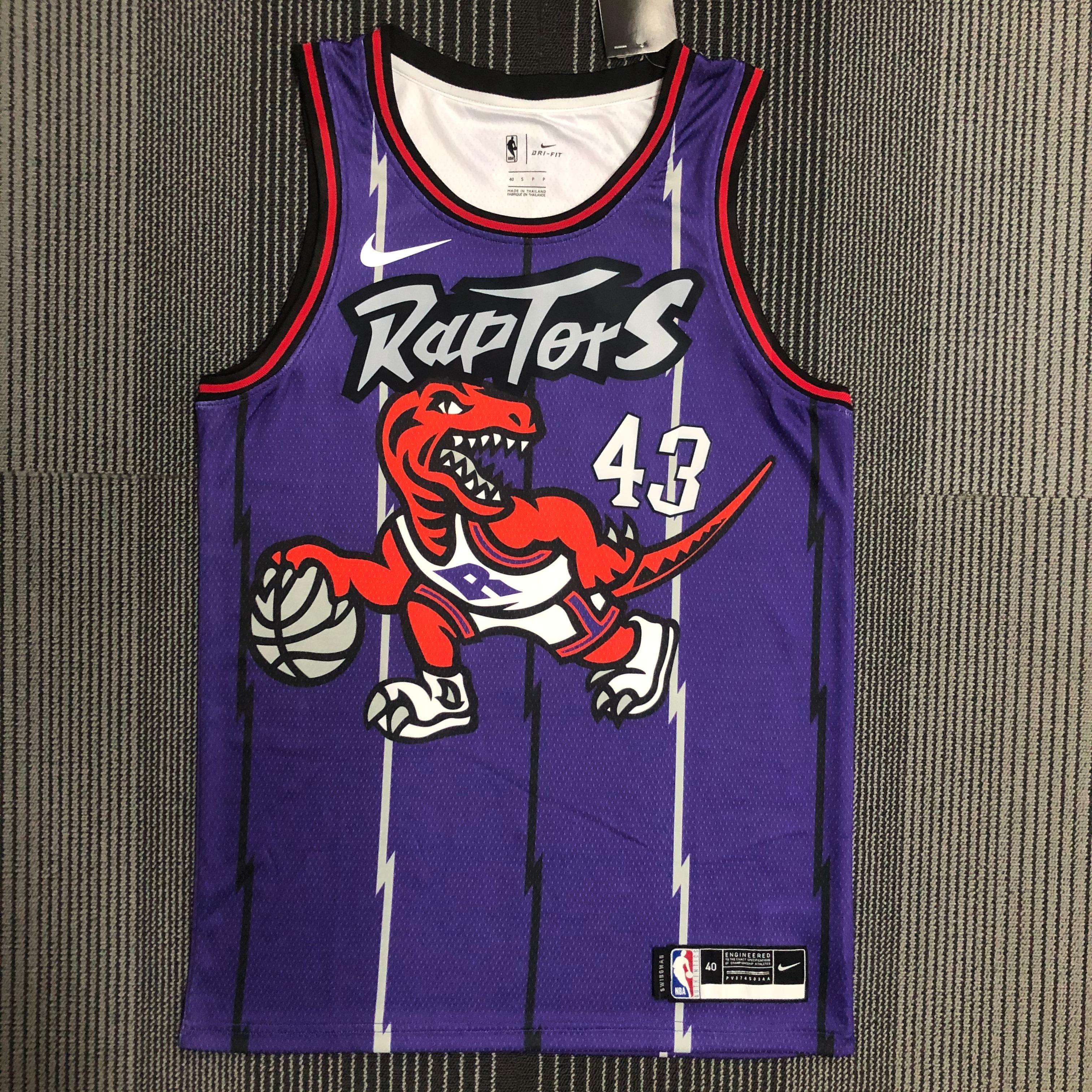 Raptors throwback purple 43 Siakam