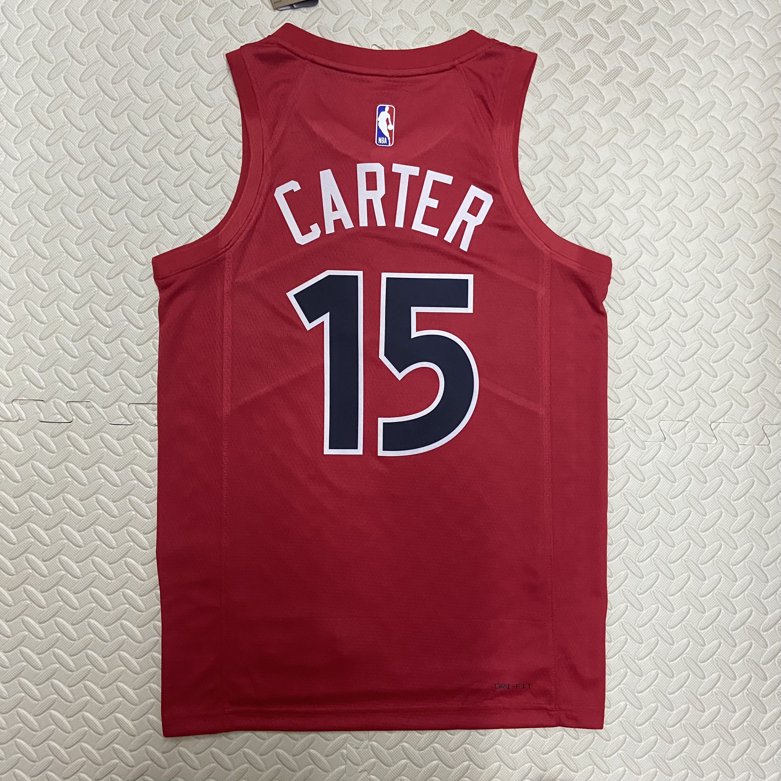 23 season Raptors road number 15 Carter