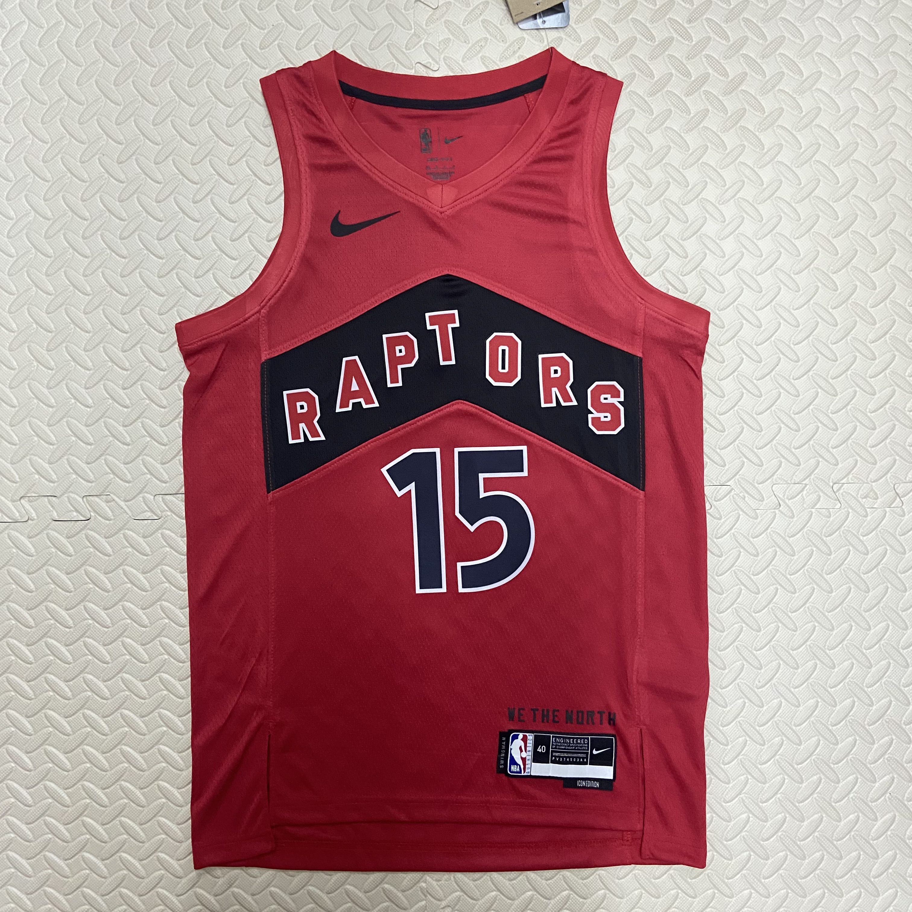 23 season Raptors road number 15 Carter