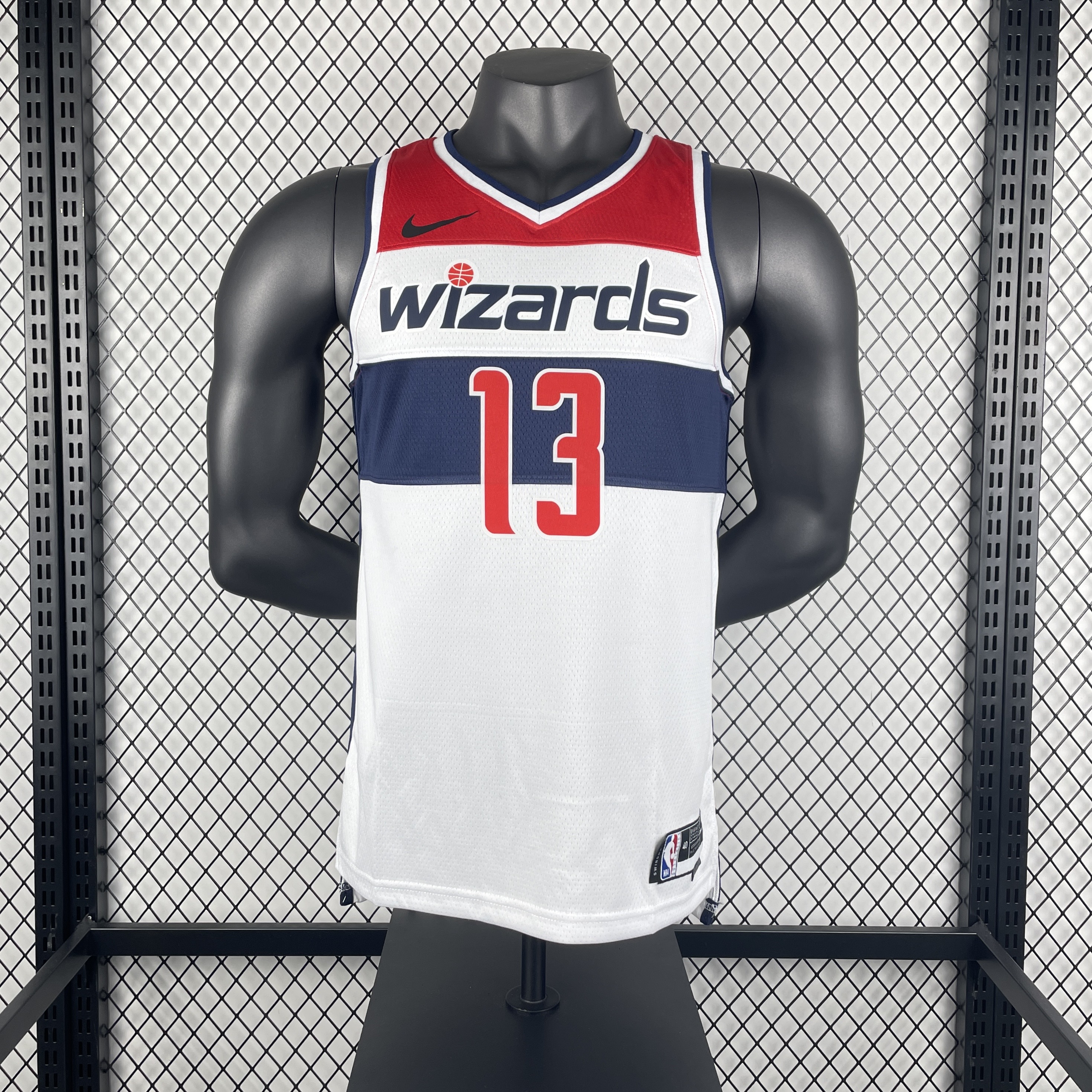 1Season 23 Wizards home white No. 13 Poole