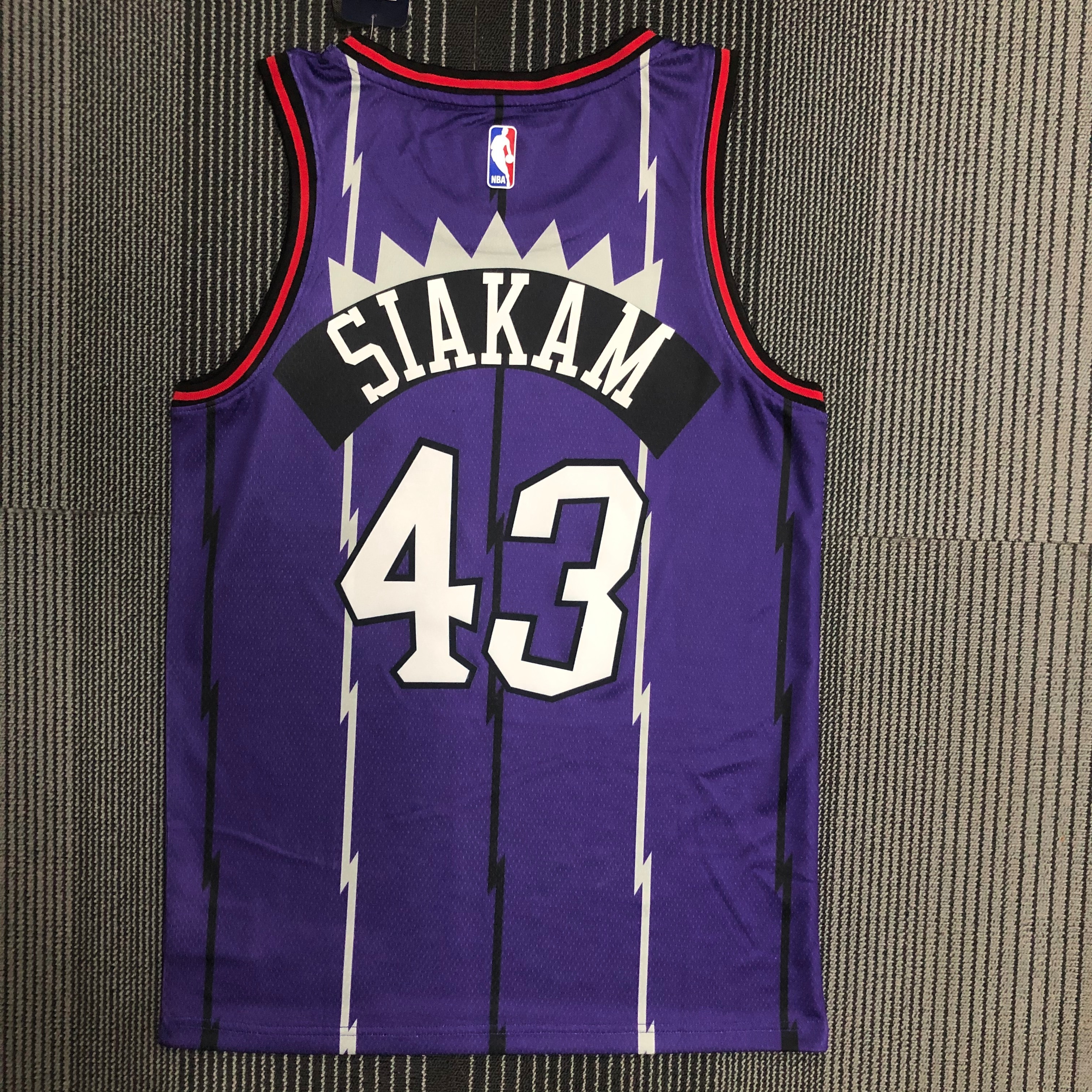 Raptors throwback purple 43 Siakam